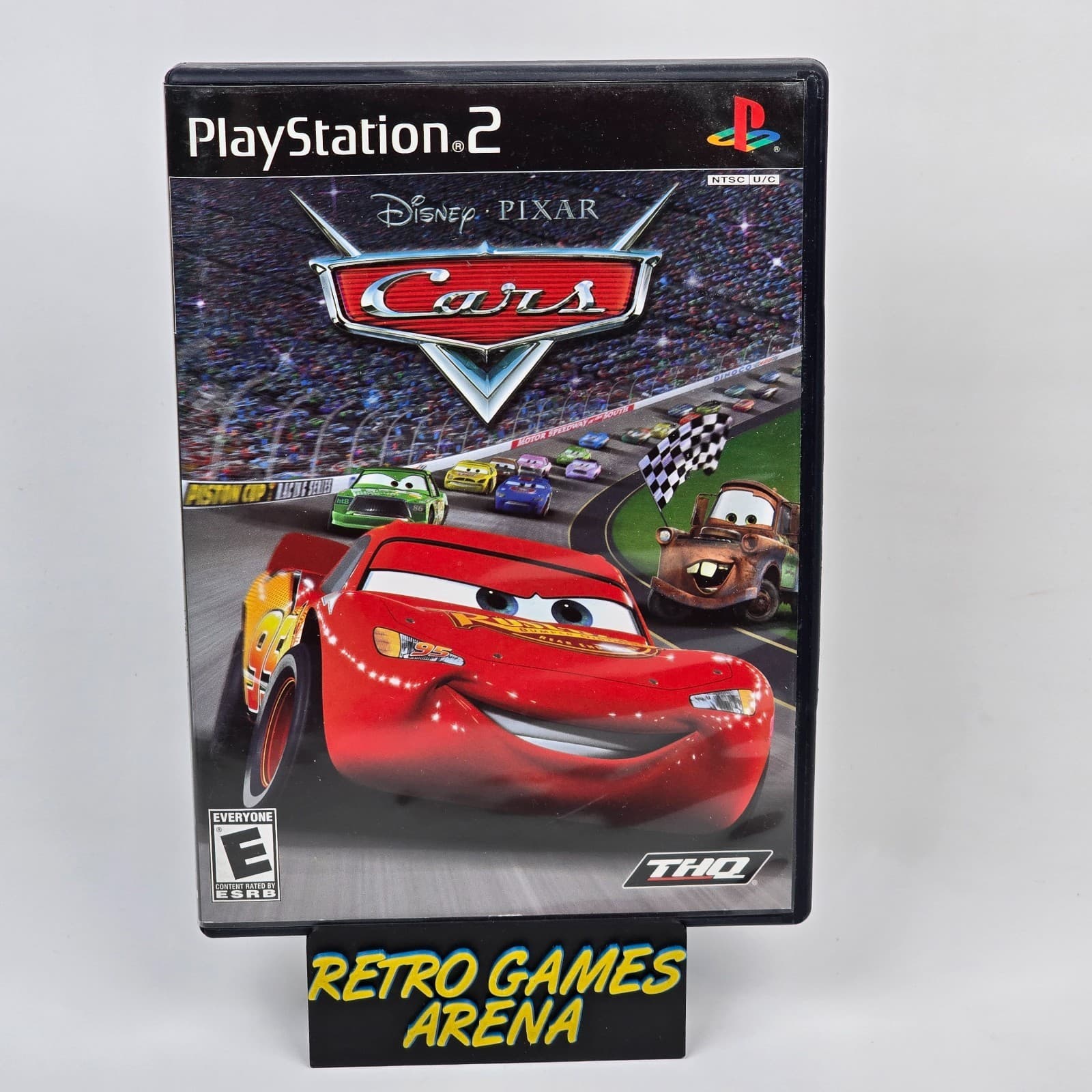 Disney Pixar Cars (PlayStation 2 PS2) Black Label Case & Disc