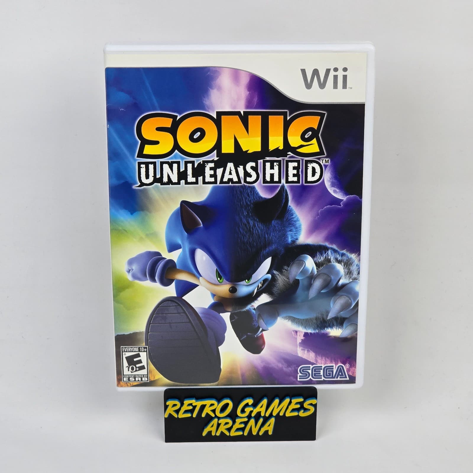 Sonic Unleashed (Nintendo Wii) Case & Disc TESTED