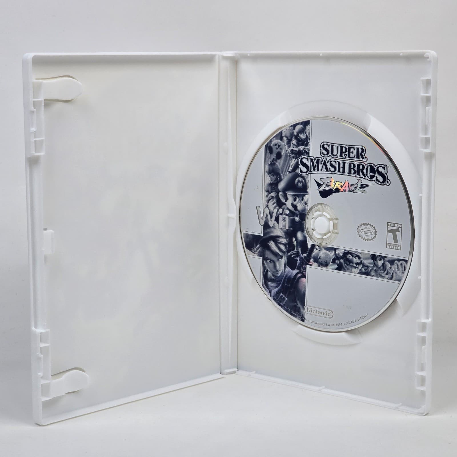 Super Smash Bros Brawl (Nintendo Wii) Case & Disc TESTED - Thumbnail 2