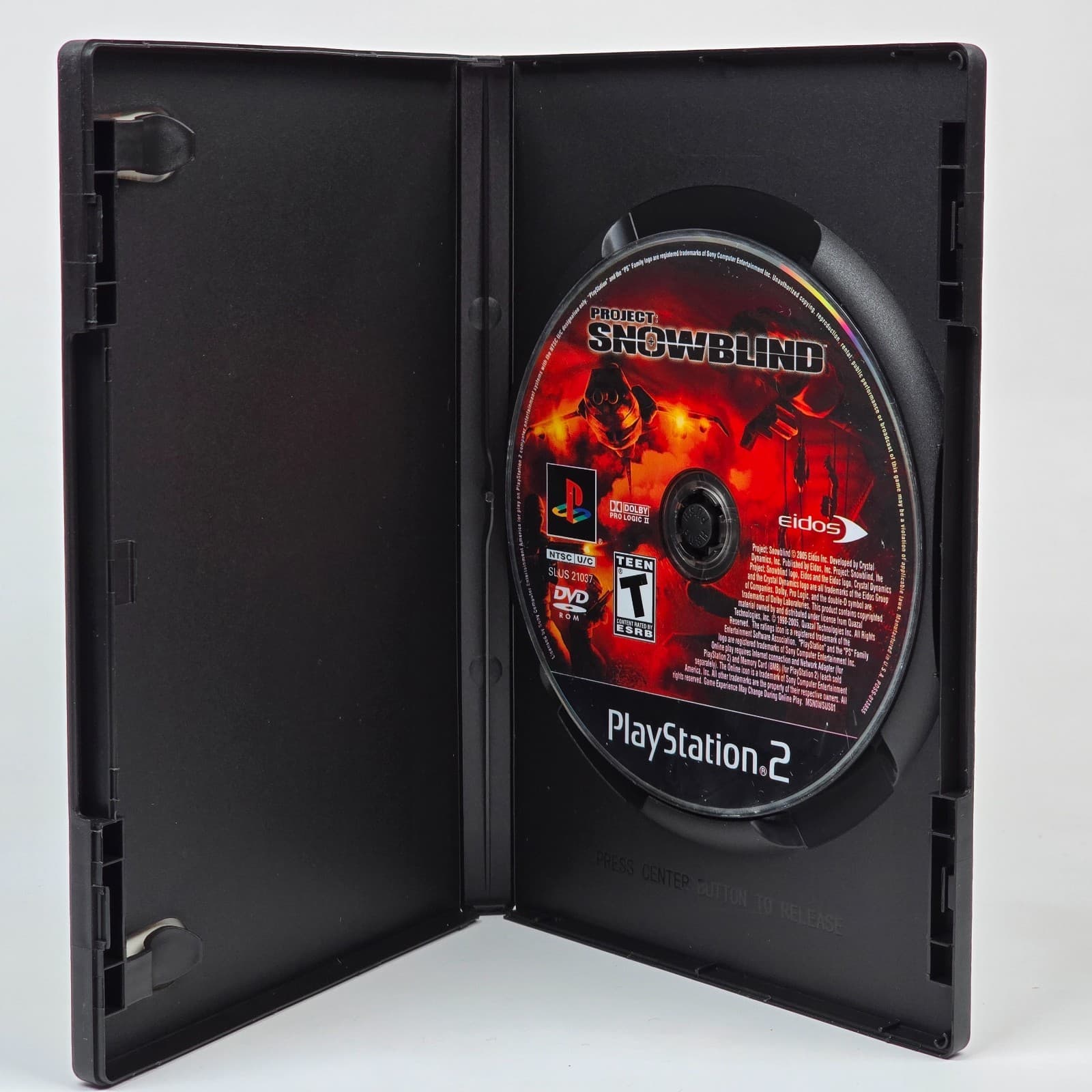 Project Snowblind (PlayStation 2 PS2) Case & Disc - Thumbnail 2