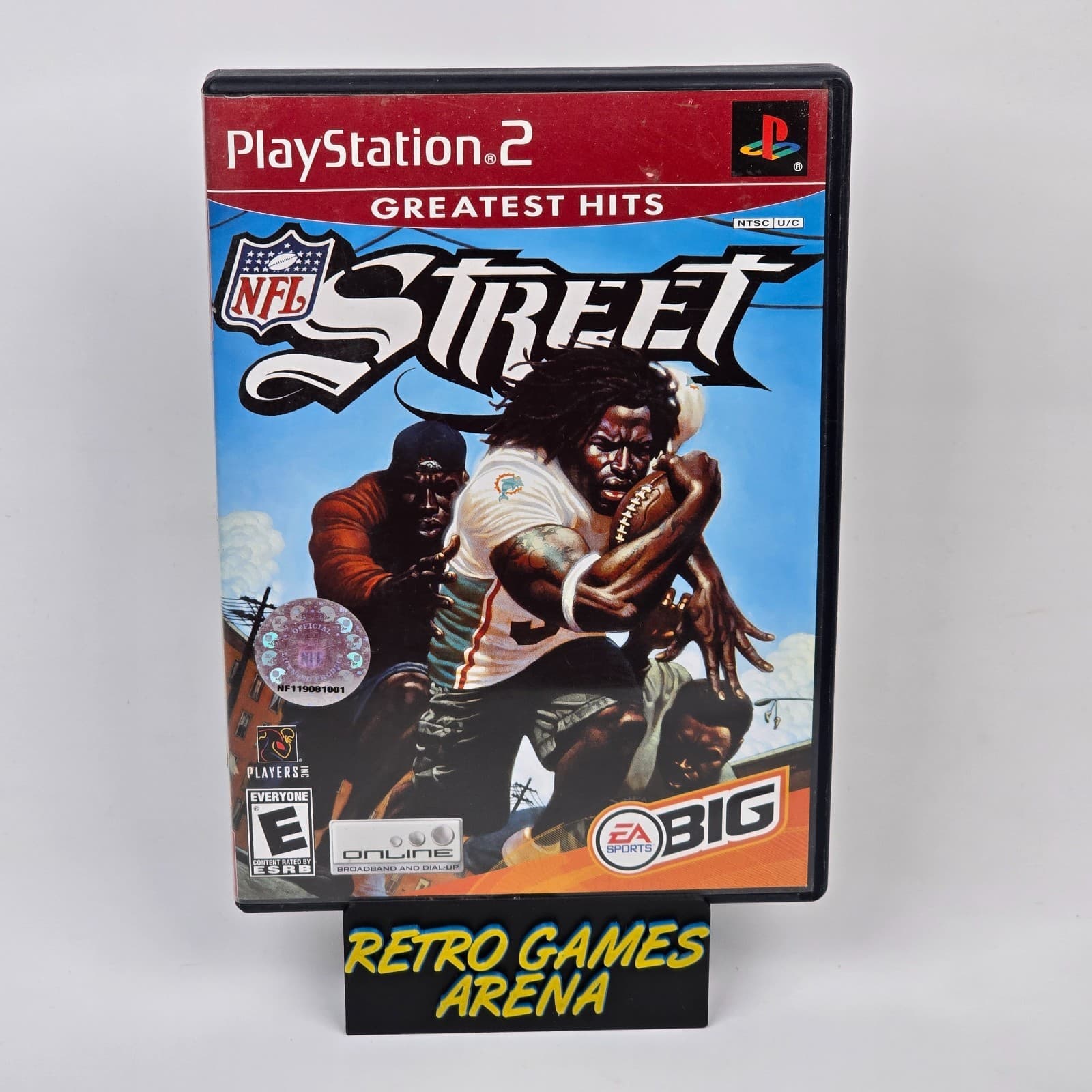 NFL Street (PlayStation 2 PS2) Greatest Hits Case & Disc