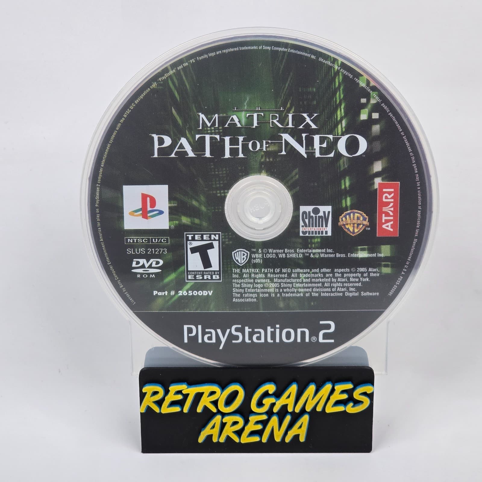 The Matrix: Path of Neo (PlayStation 2 PS2) Disc