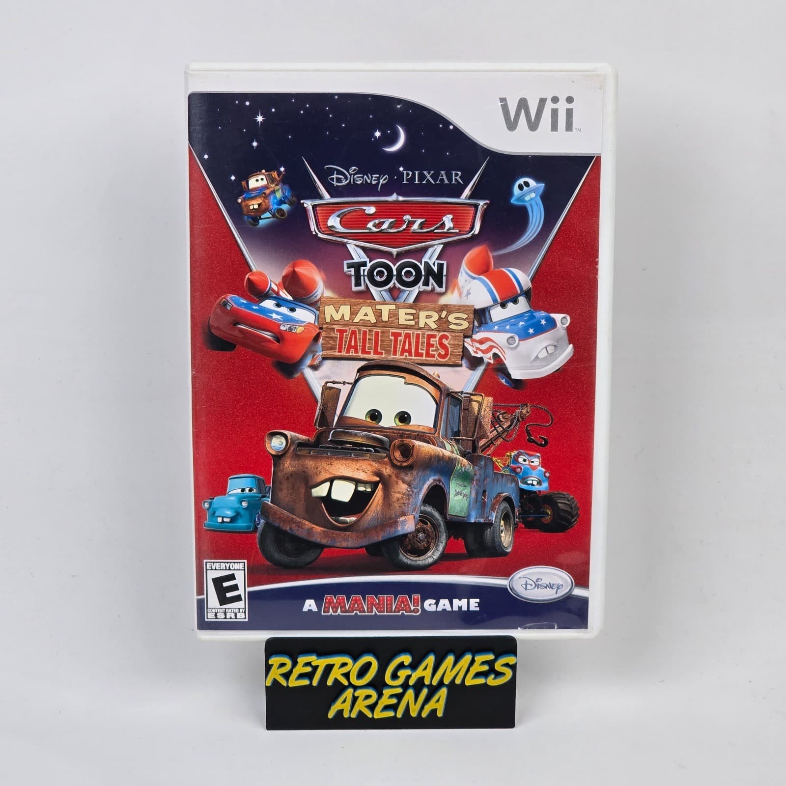 Cars Toon: Matter's Tall Tales (Nintendo Wii) Case & Disc TESTED
