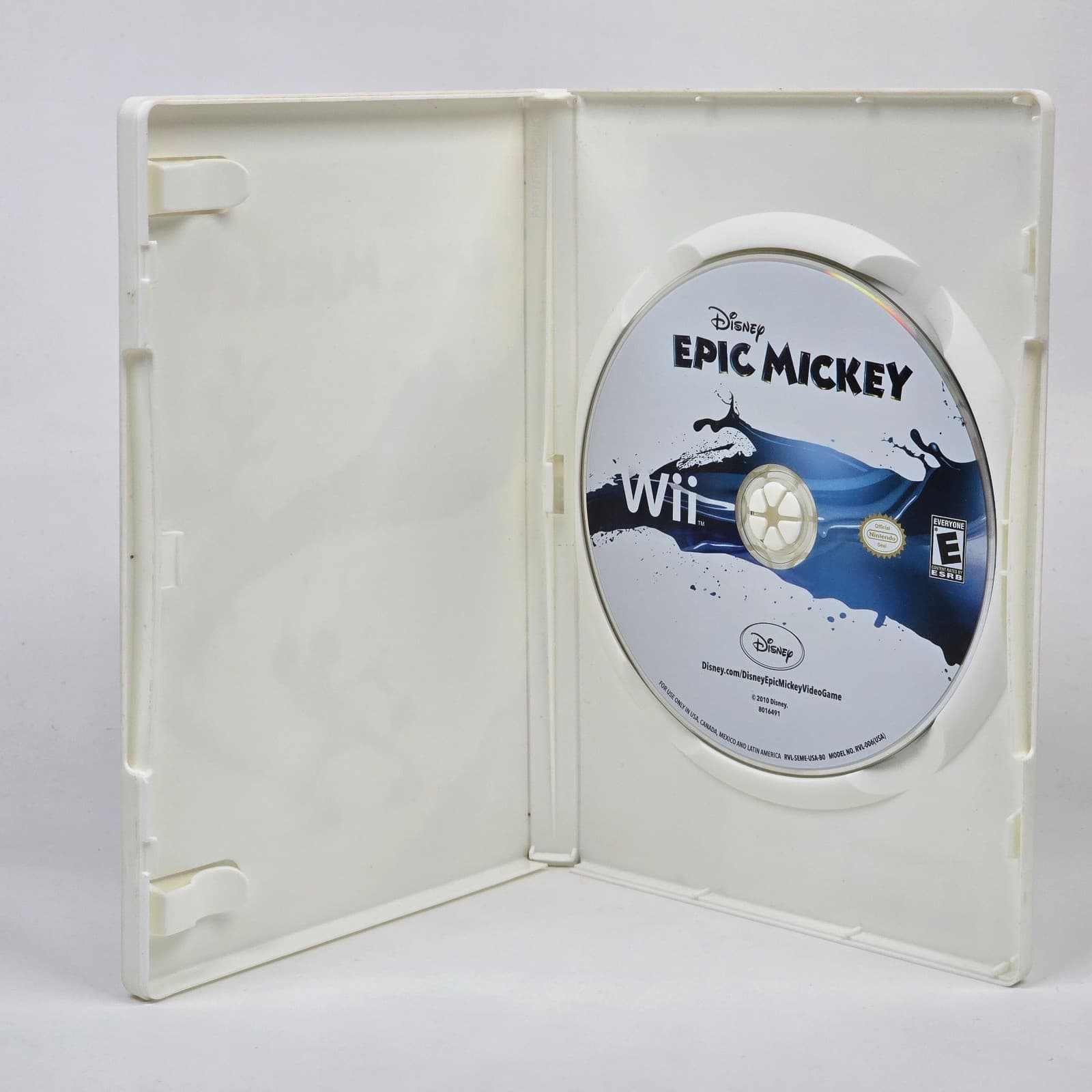 Epic Mickey (Nintendo Wii) Case & Disc TESTED - Thumbnail 2