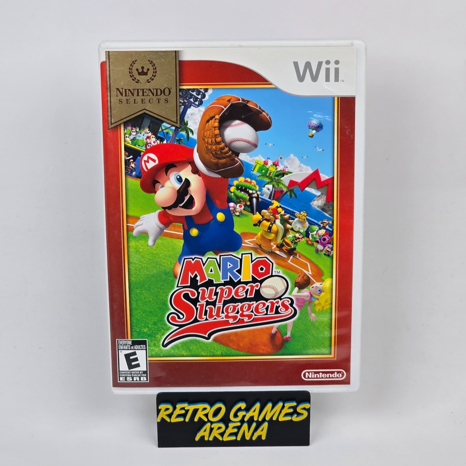 Mario Supper Sluggers (Nintendo Wii) Selects Case & Disc TESTED
