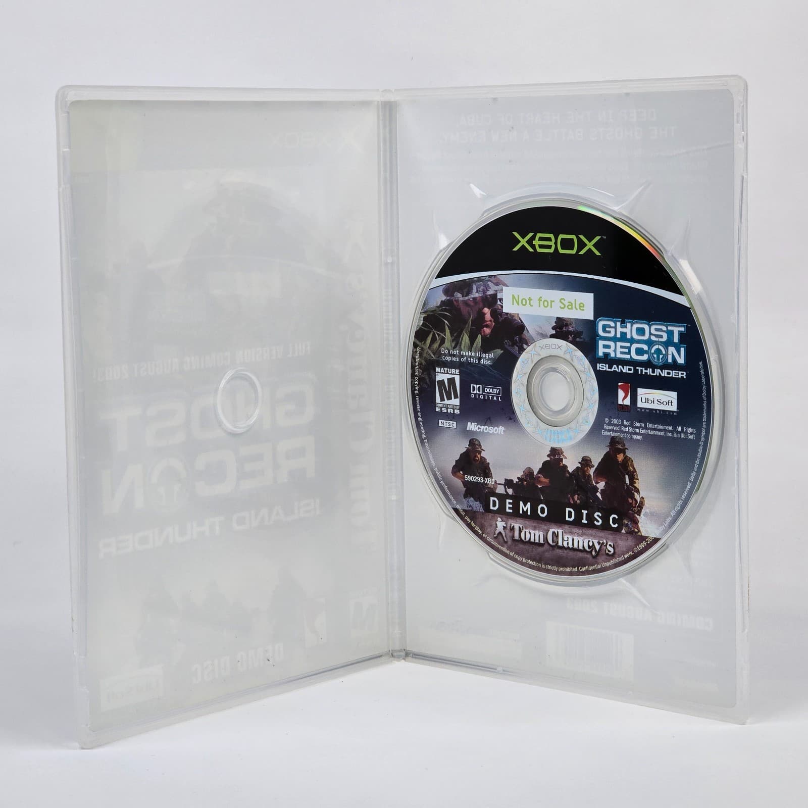 Ghost Recon: Island Thunder NFS DEMO DISC (Original Xbox) CIB COMPLETE - Thumbnail 2