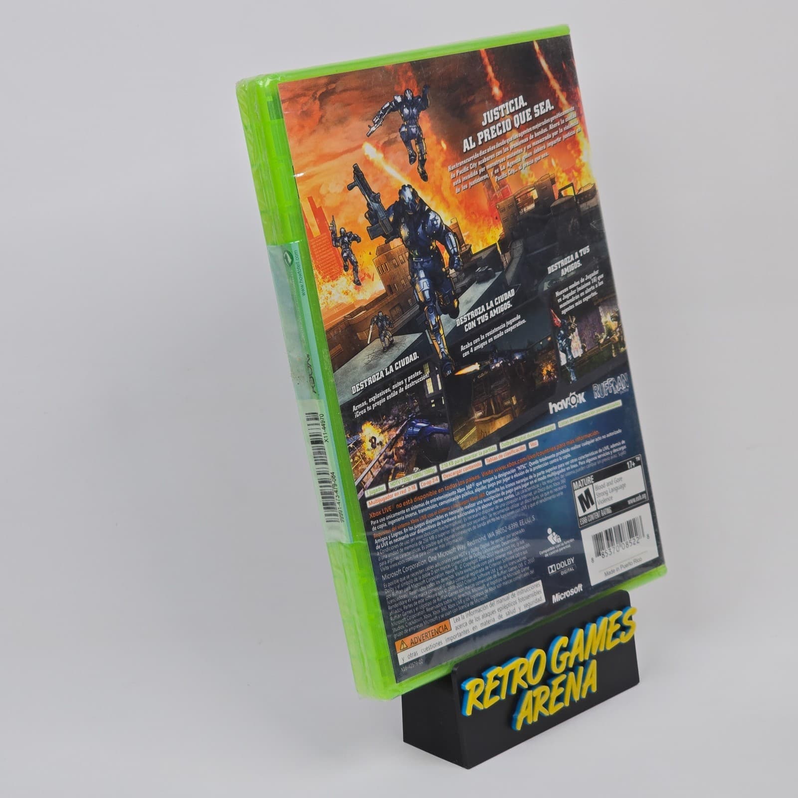 Crackdown 2 - NTSC Spanish Language Cover (Xbox 360) BRAND NEW FACTORY SEALED - Thumbnail 2