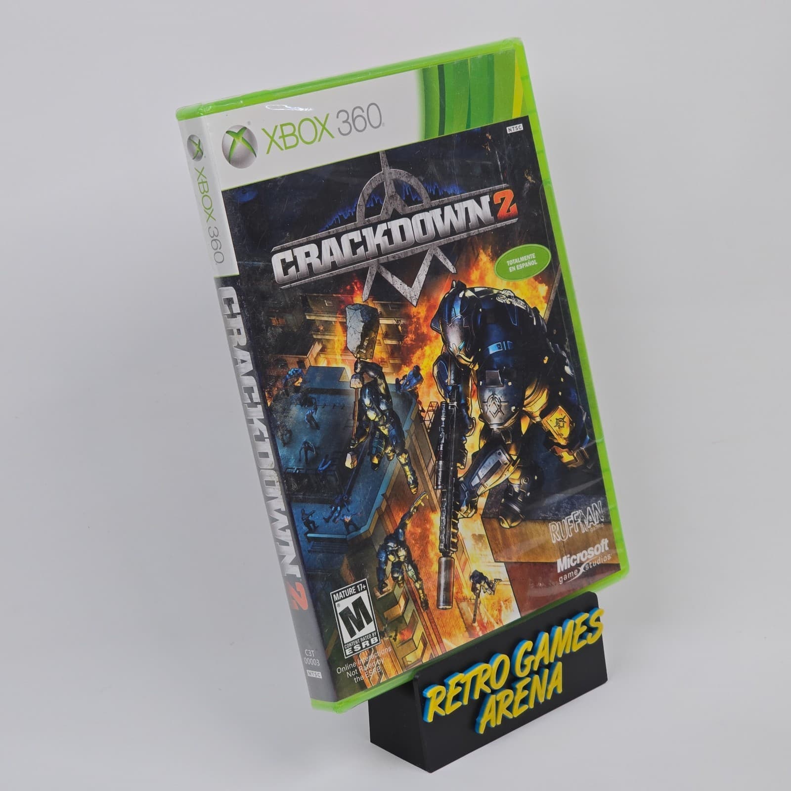 Crackdown 2 - NTSC Spanish Language Cover (Xbox 360) BRAND NEW FACTORY SEALED