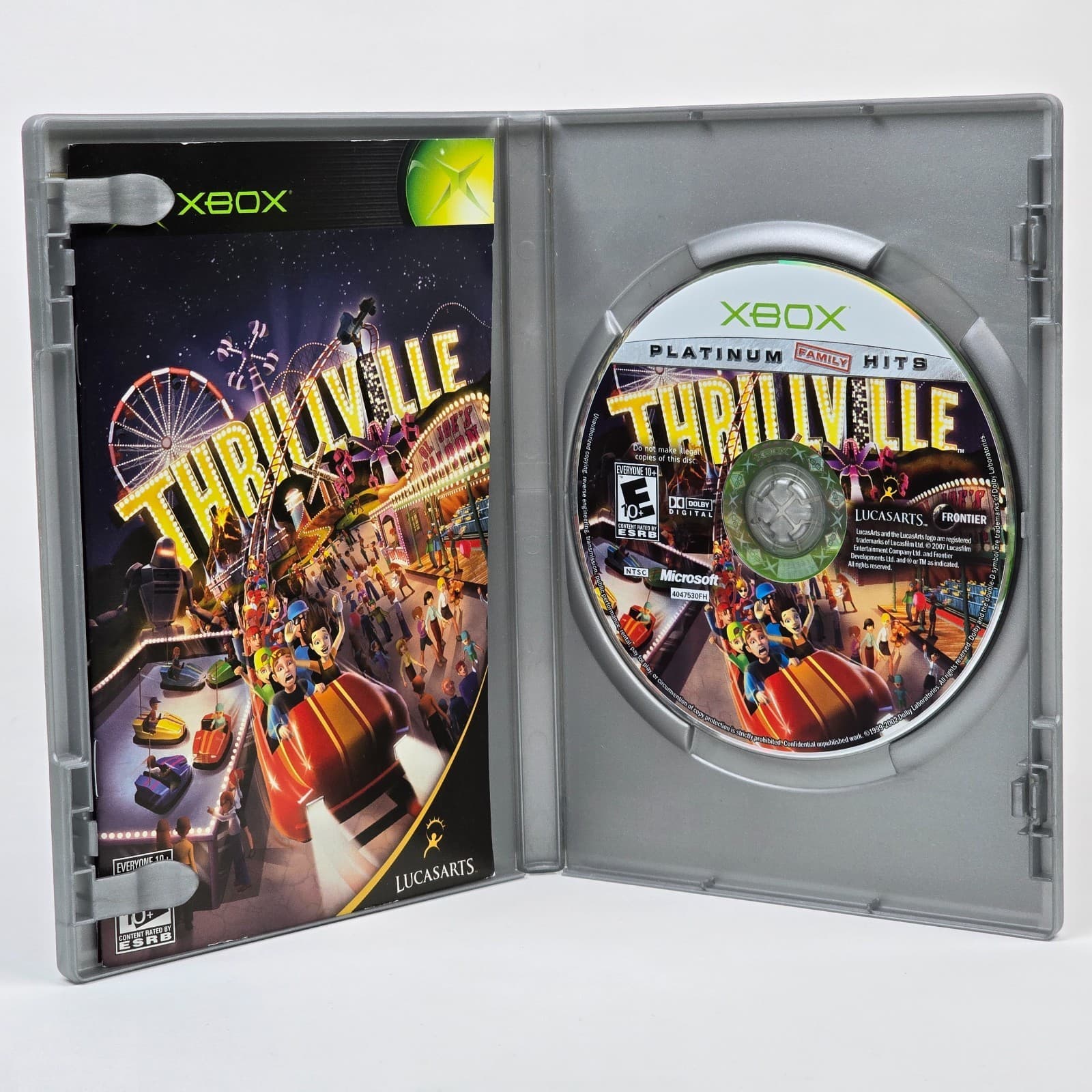 Thrillville (Original Xbox) Platinum Hits CIB COMPLETE - Thumbnail 2