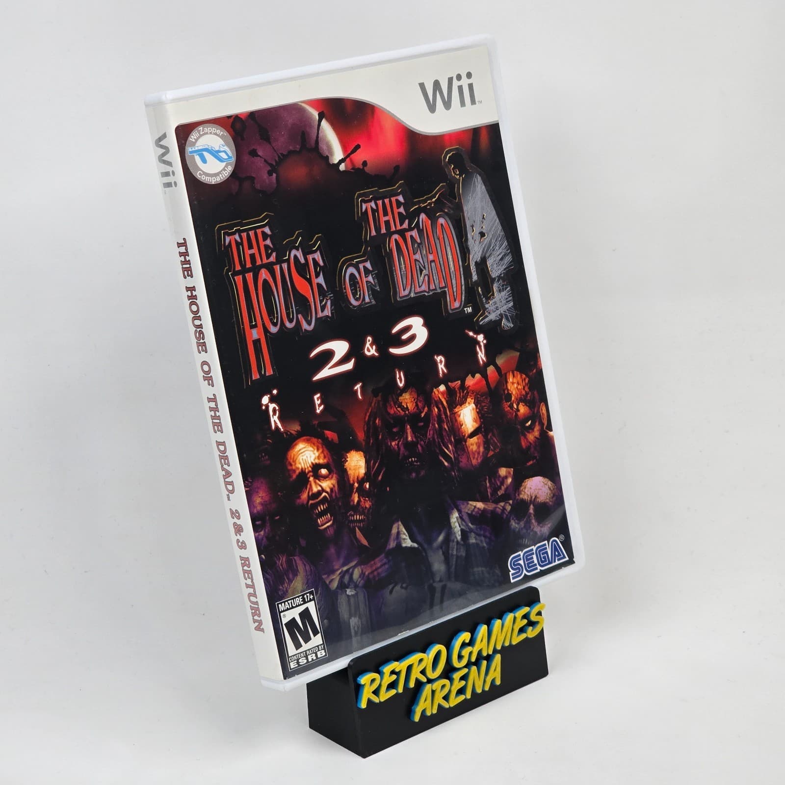 💿REFURBISHED House of the Dead 2 & 3 Return (Nintendo Wii) CIB & TESTED 💿