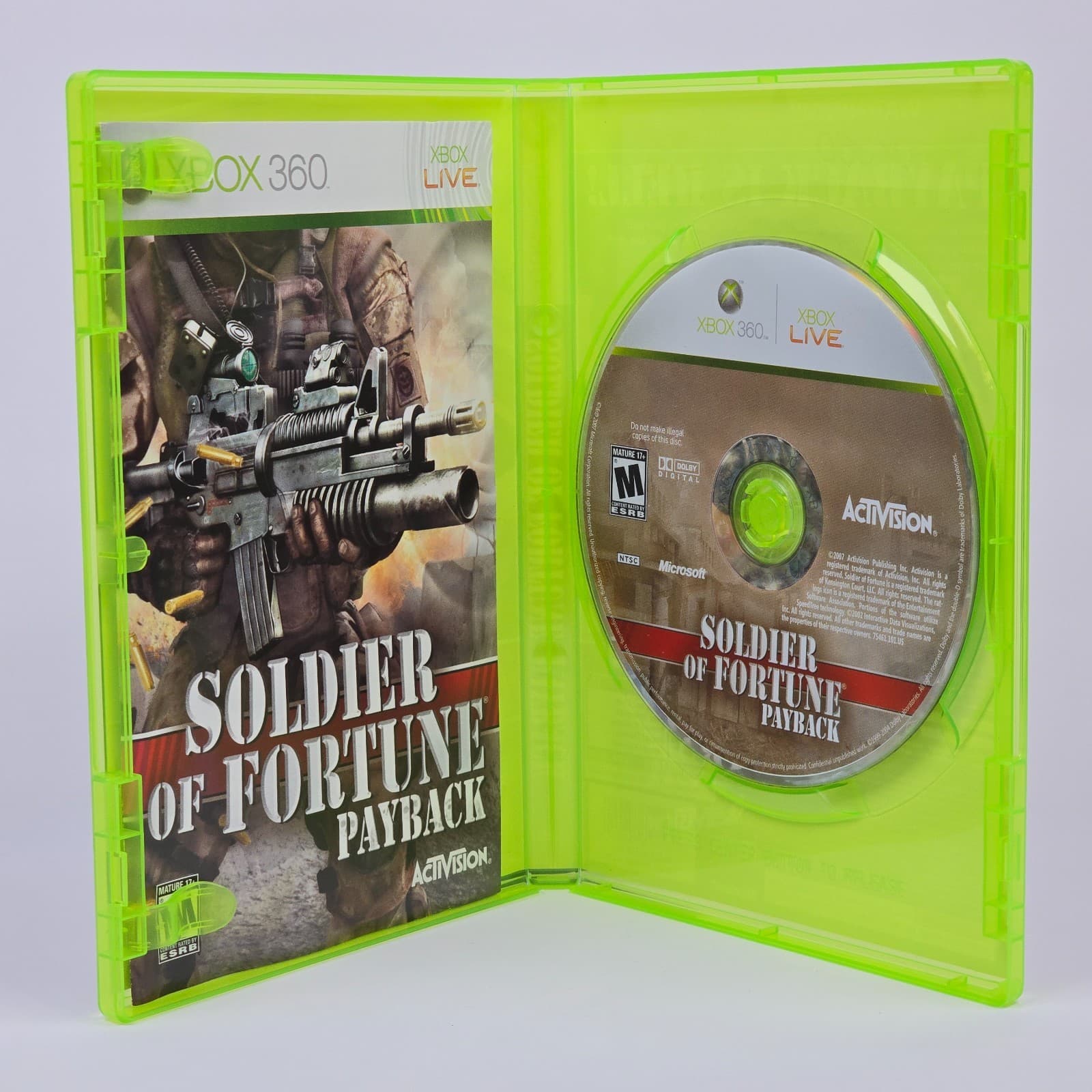 Soldier of Fortune: Payback (Xbox 360) CIB COMPLETE - Thumbnail 2