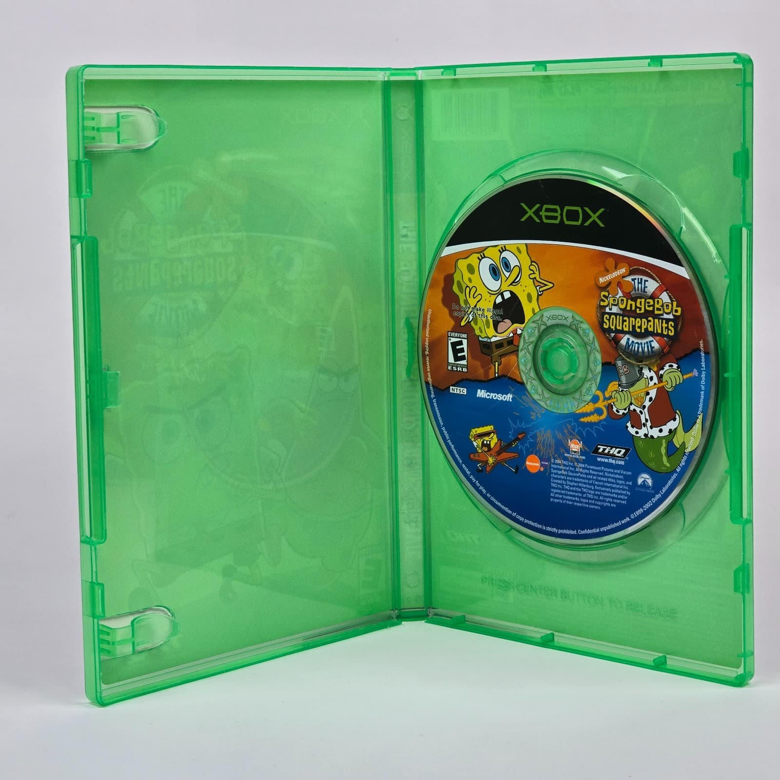 The SpongeBob SquarePants Movie (Original Xbox) Black Label Case & Disc - Thumbnail 2