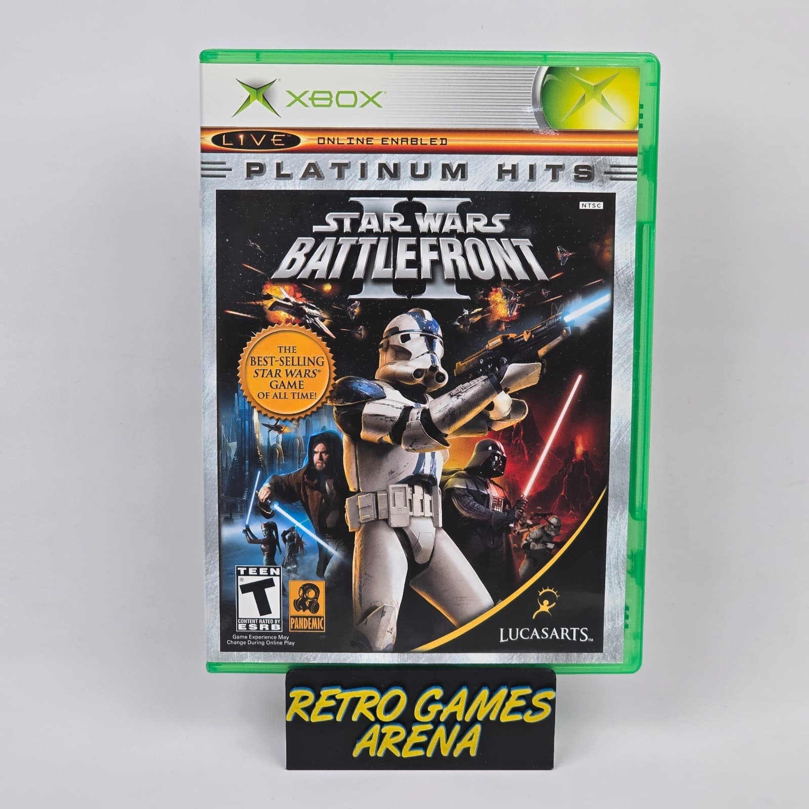 Star Wars: Battlefront II 2 (Original Xbox) Platinum Hits Case & Disc