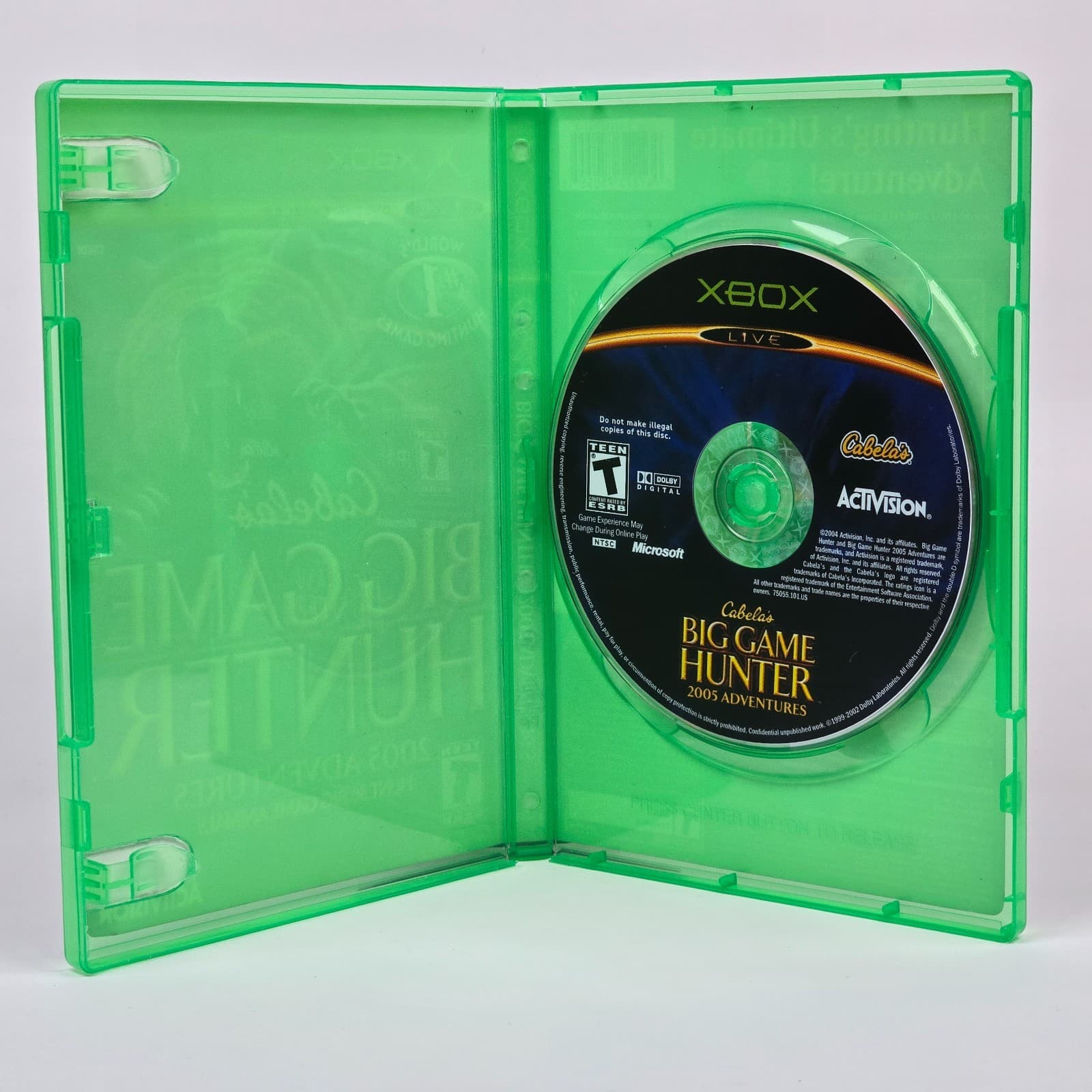 Cabela's Big Game Hunter: 2005 Adventures (Original Xbox) Case & Disc - Thumbnail 2