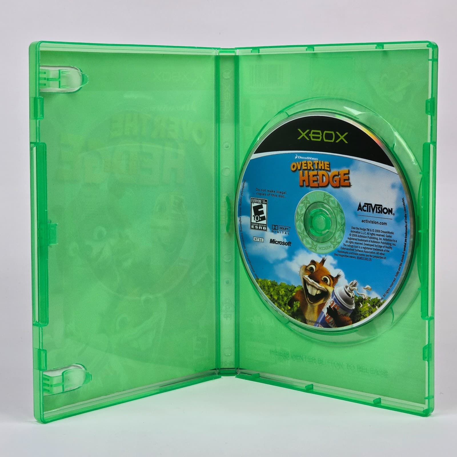 Over the Hedge (Original Xbox) Case & Disc - Thumbnail 2