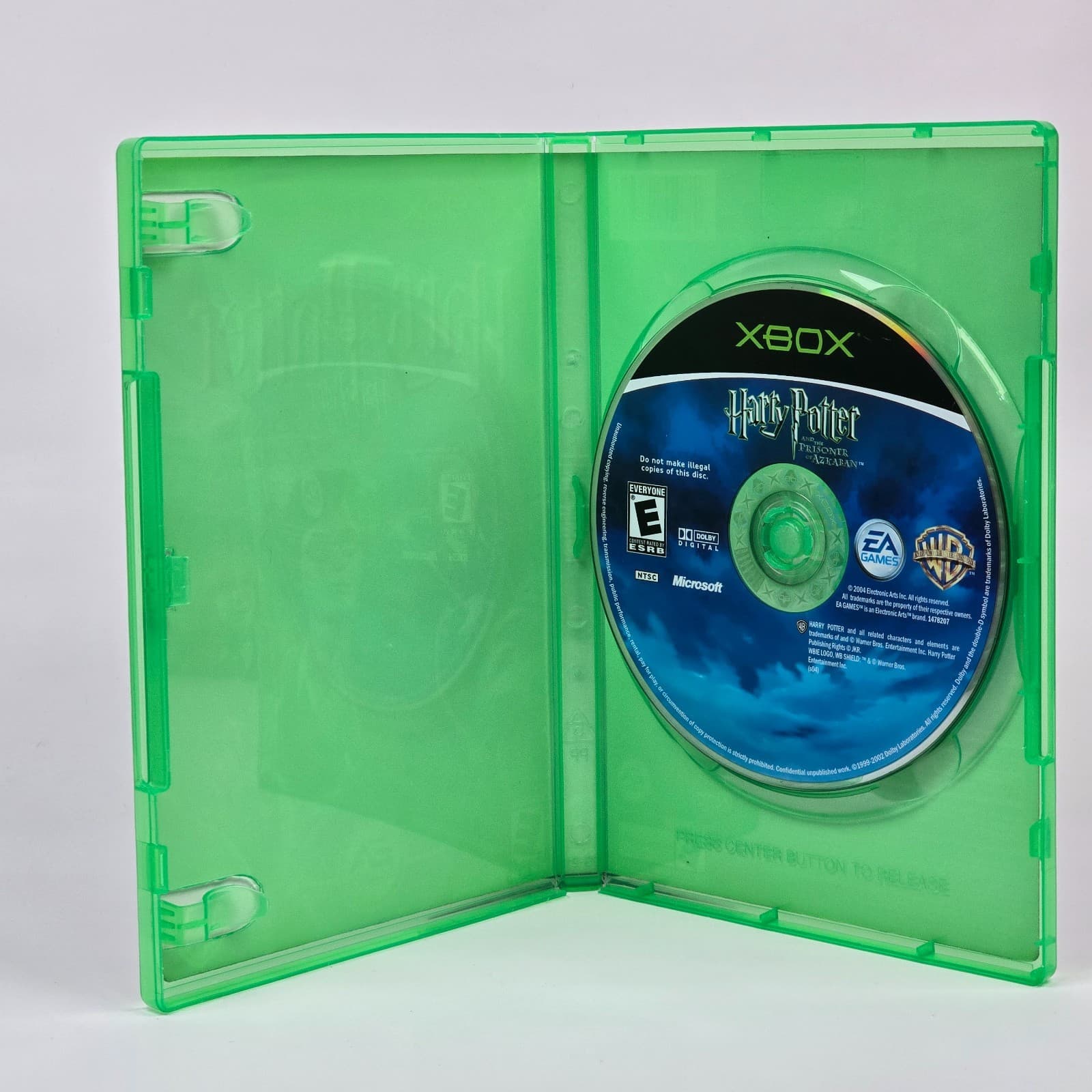 Harry Potter and the Prisoner of Azkaban (Original Xbox) Black Label Case & Disc - Thumbnail 2