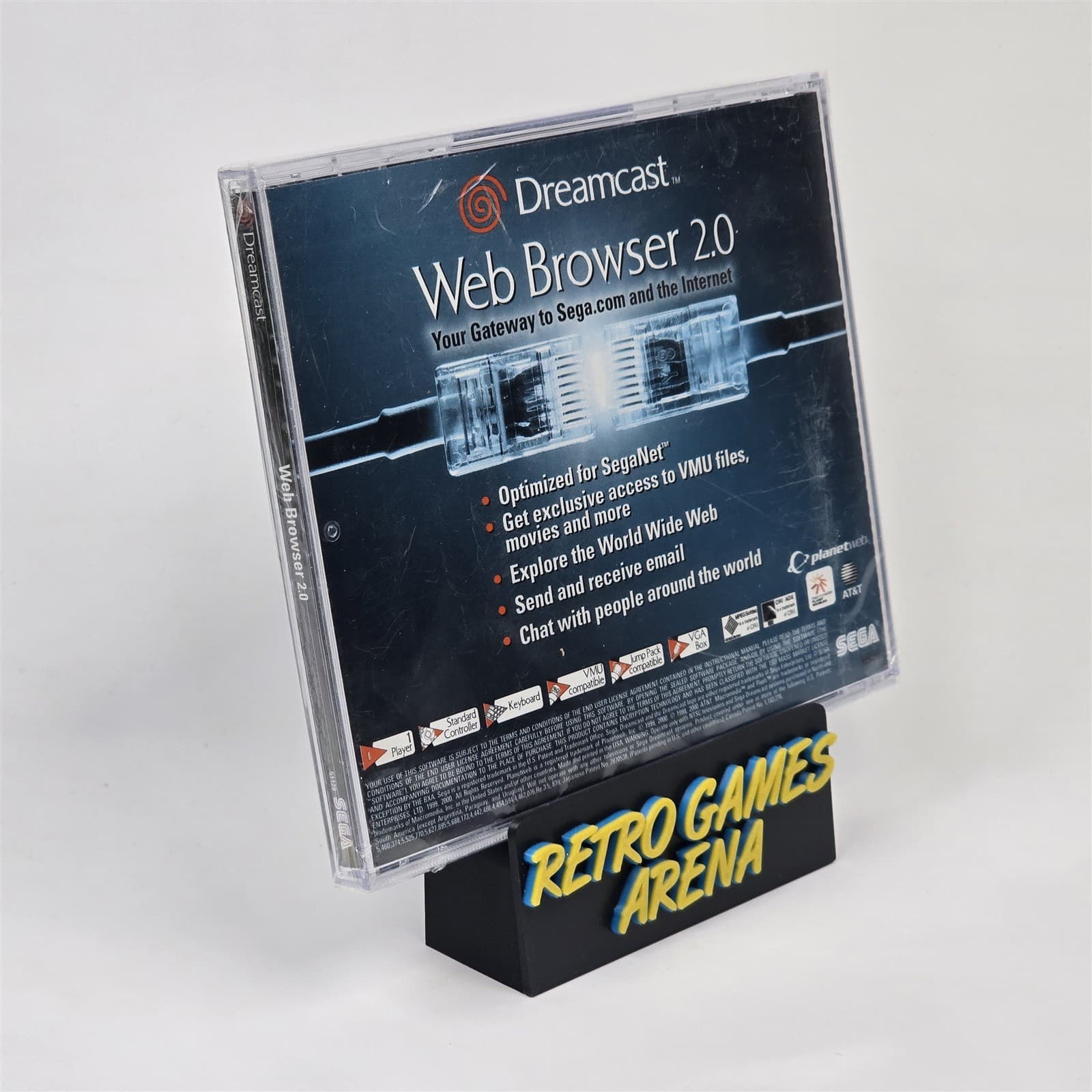 Web Browser 2.0 with SegaNet (Sega Dreamcast) BRAND NEW FACTORY SEALED - Thumbnail 2
