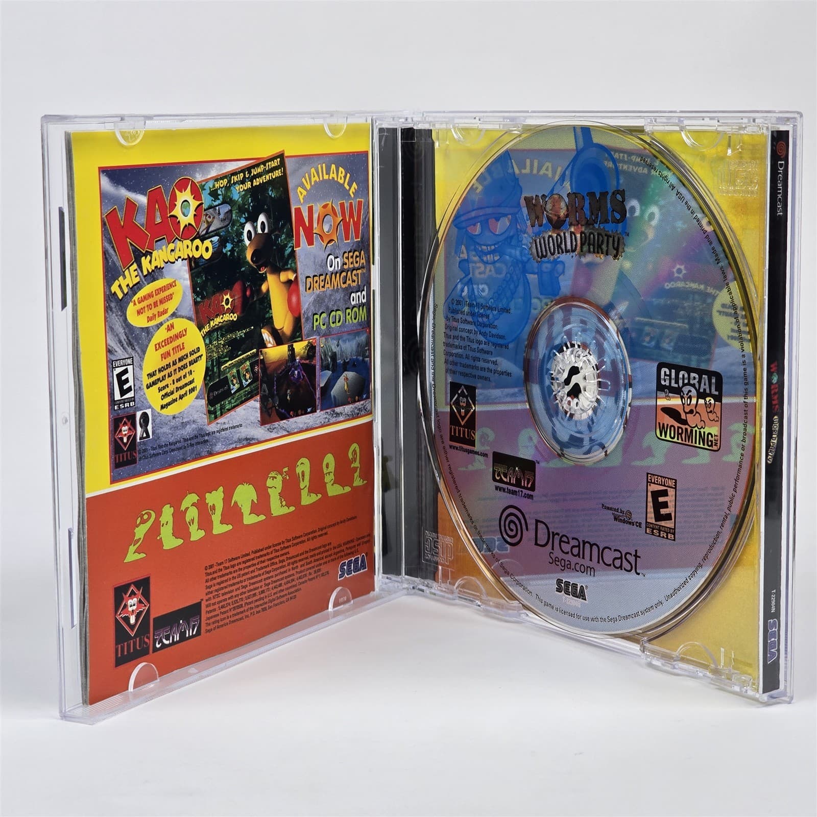Worms: World Party (Sega Dreamcast) CIB COMPLETE - Thumbnail 2