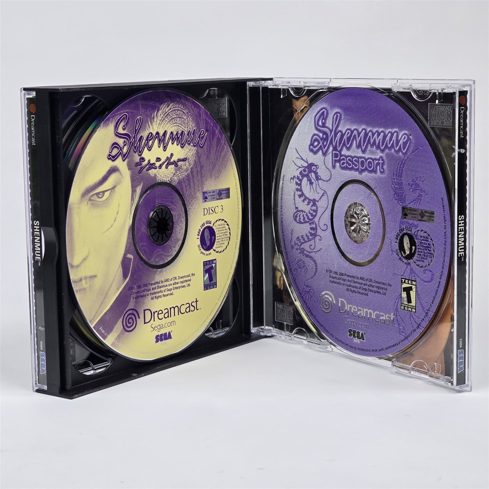 Shenmue (Sega Dreamcast) Case & Discs - Thumbnail 3