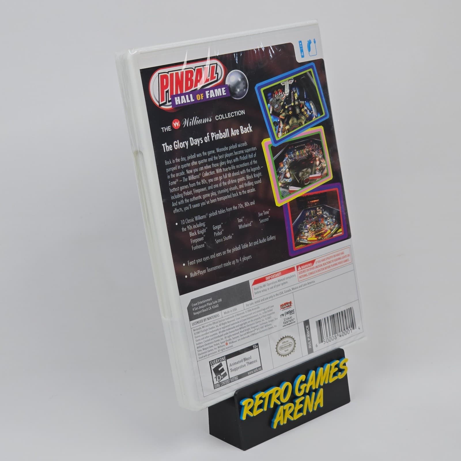 Pinball Hall of Fame Williams Collection (Nintendo Wii) BRAND NEW FACTORY SEALED - Thumbnail 2