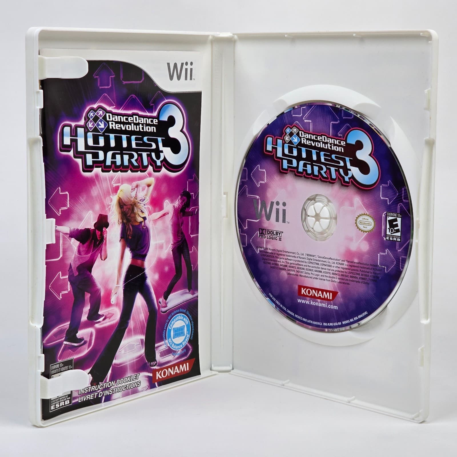 Dance Dance Revolution: Hottest Party 3 (Nintendo Wii) CIB COMPLETE - Thumbnail 2
