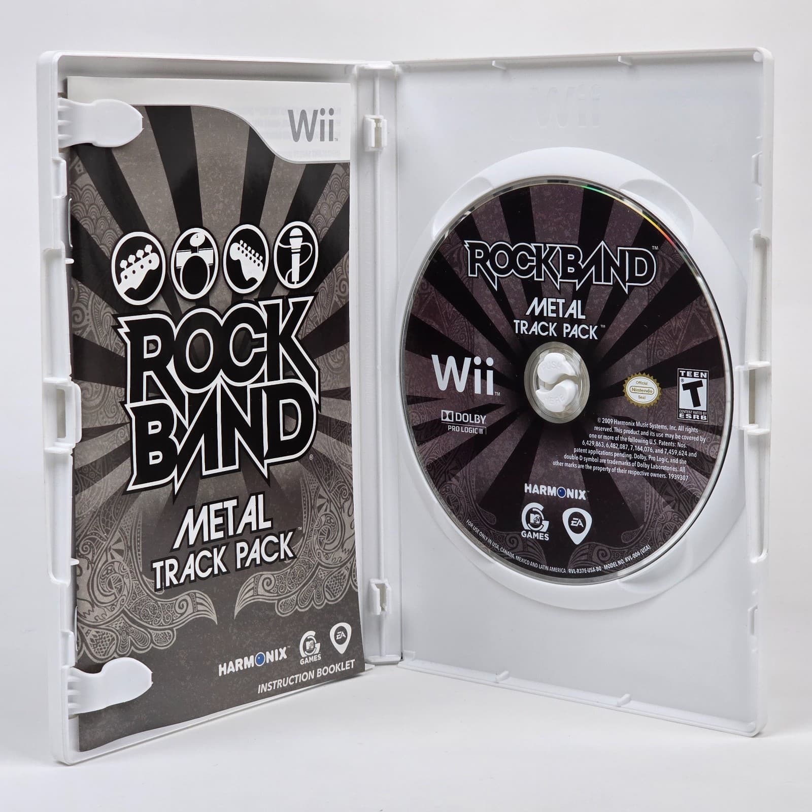 Rock Band: Metal Track Pack (Nintendo Wii) CIB COMPLETE - Thumbnail 2