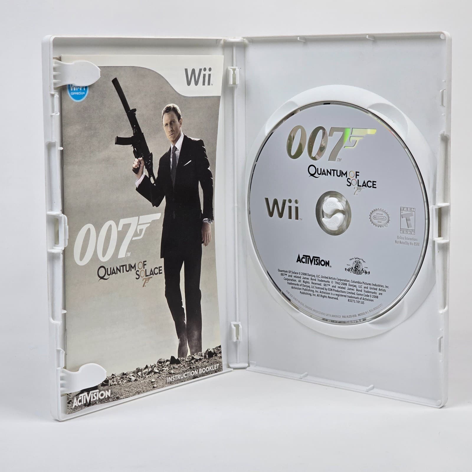 007: Quantum of Solace - James Bond (Nintendo Wii) CIB COMPLETE - Thumbnail 2