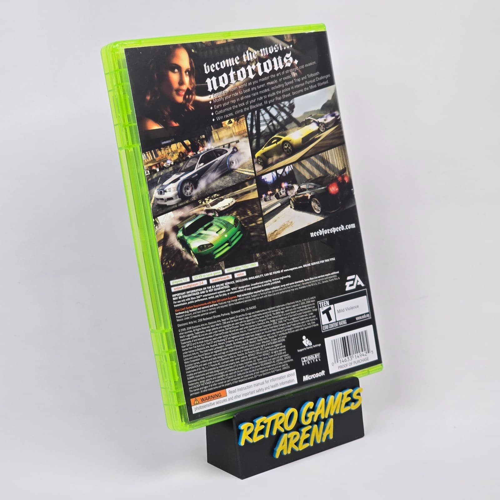 💿REFURBISHED Need for Speed: Most Wanted (Xbox 360) Platinum CIB COMPLETE💿 - Thumbnail 4