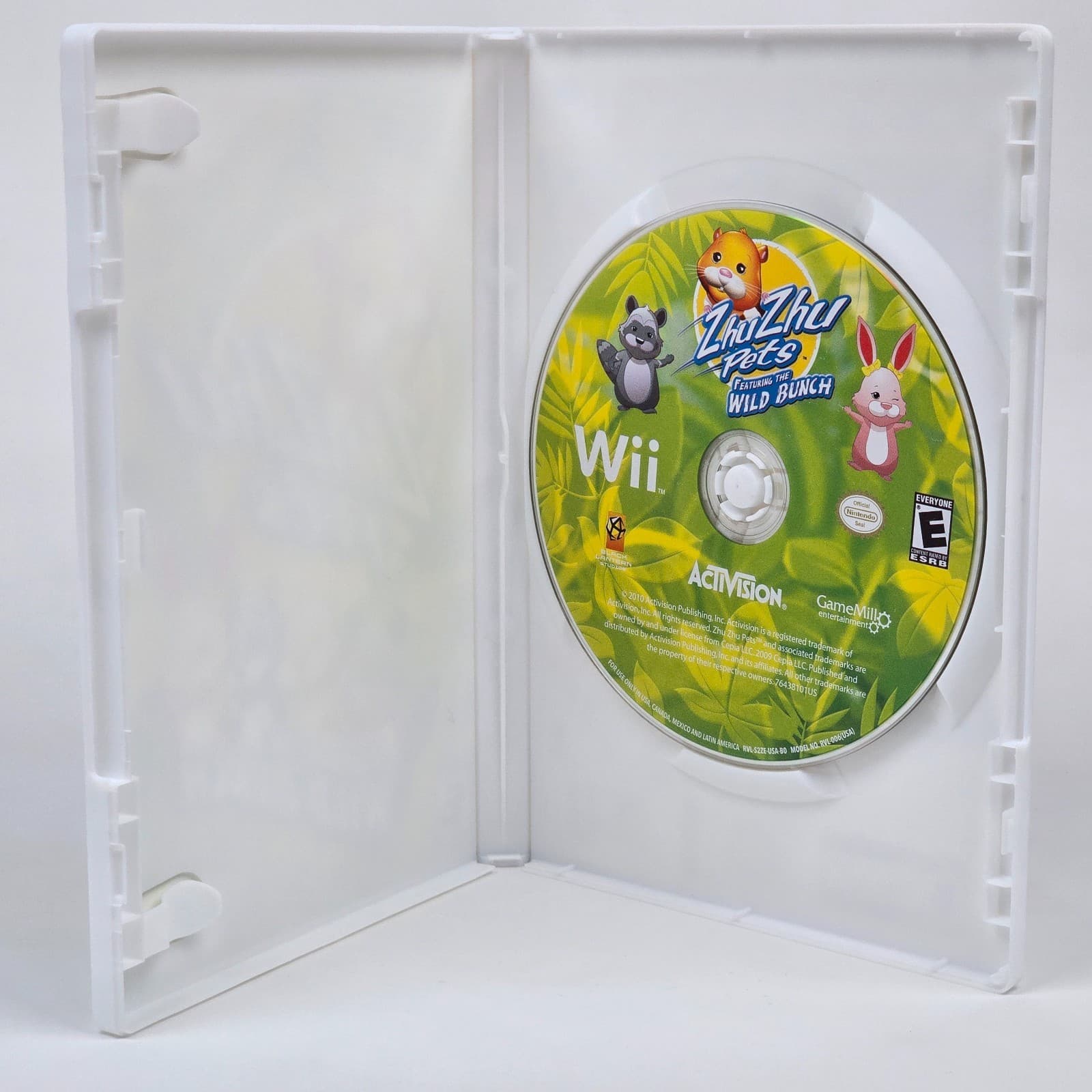 ZhuZhu Pets Featuring the Wild Bunch (Nintendo Wii) Case & Disc - Thumbnail 2