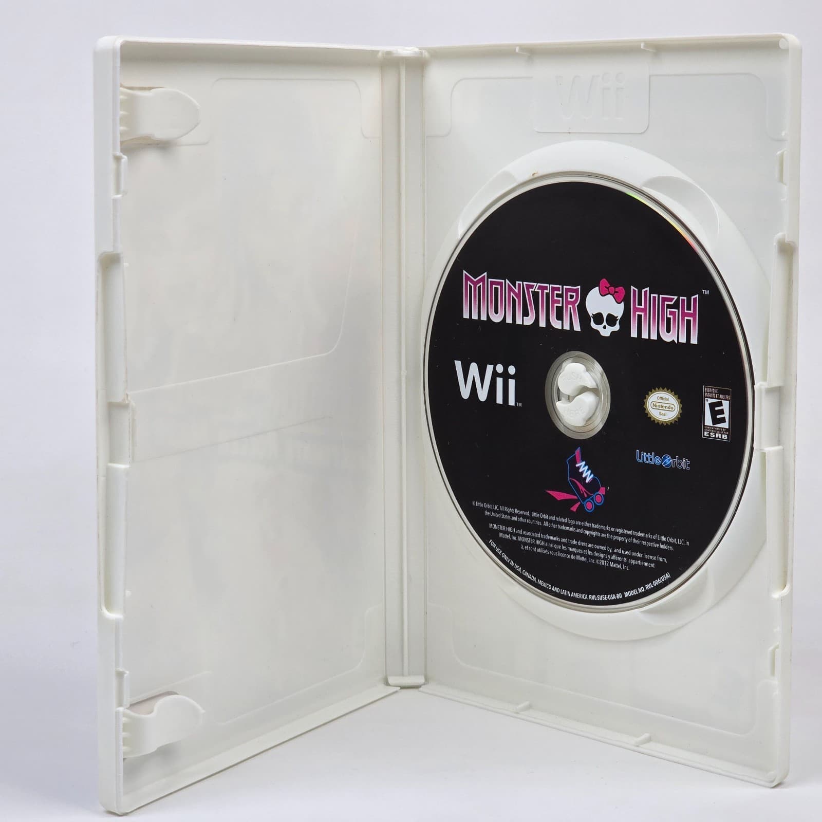 Monster High: Skultimate Roller Maze (Nintendo Wii) Case & Disc - Thumbnail 2
