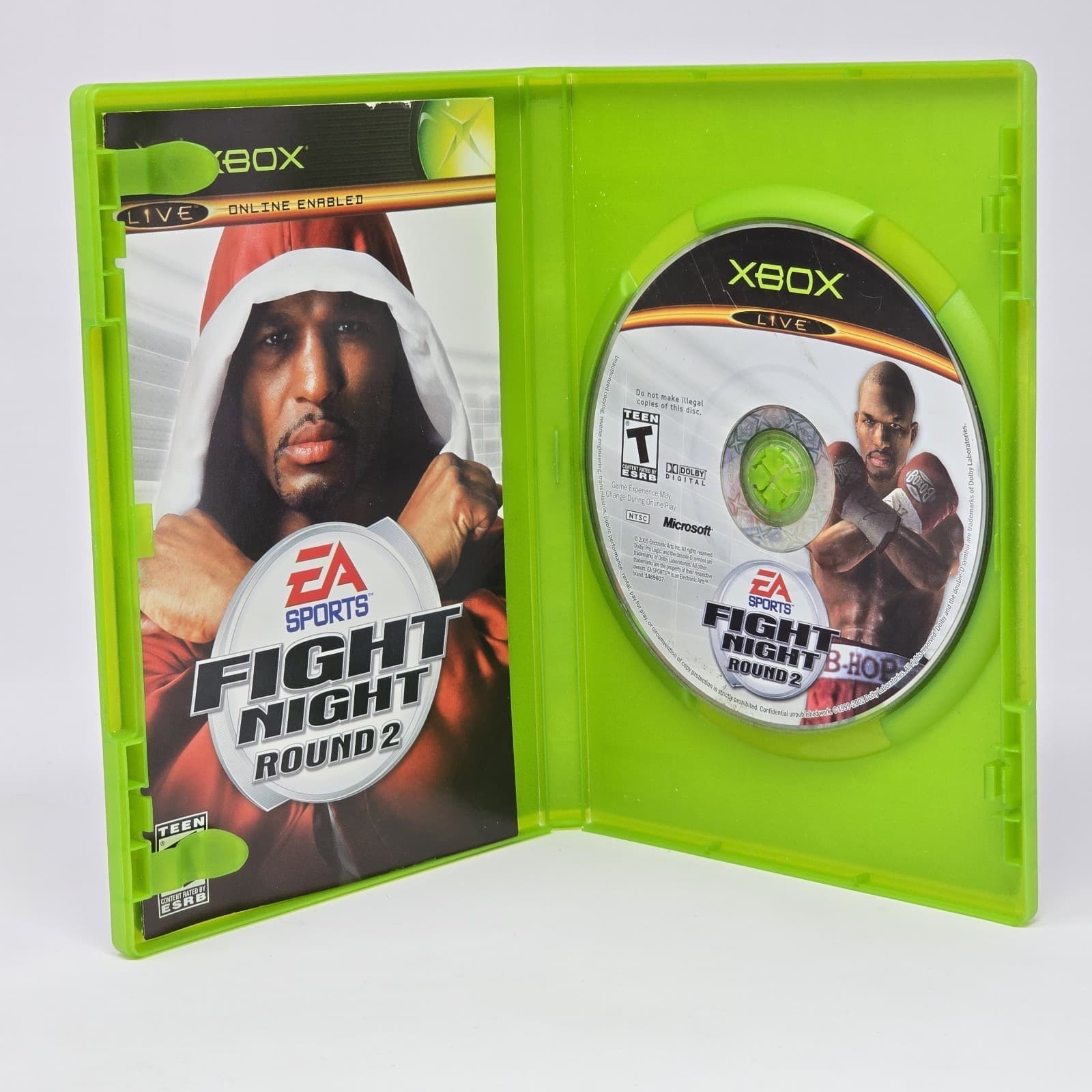 Fight Night: Round 2 (Original Xbox) Black Label CIB COMPLETE & TESTED - Thumbnail 2