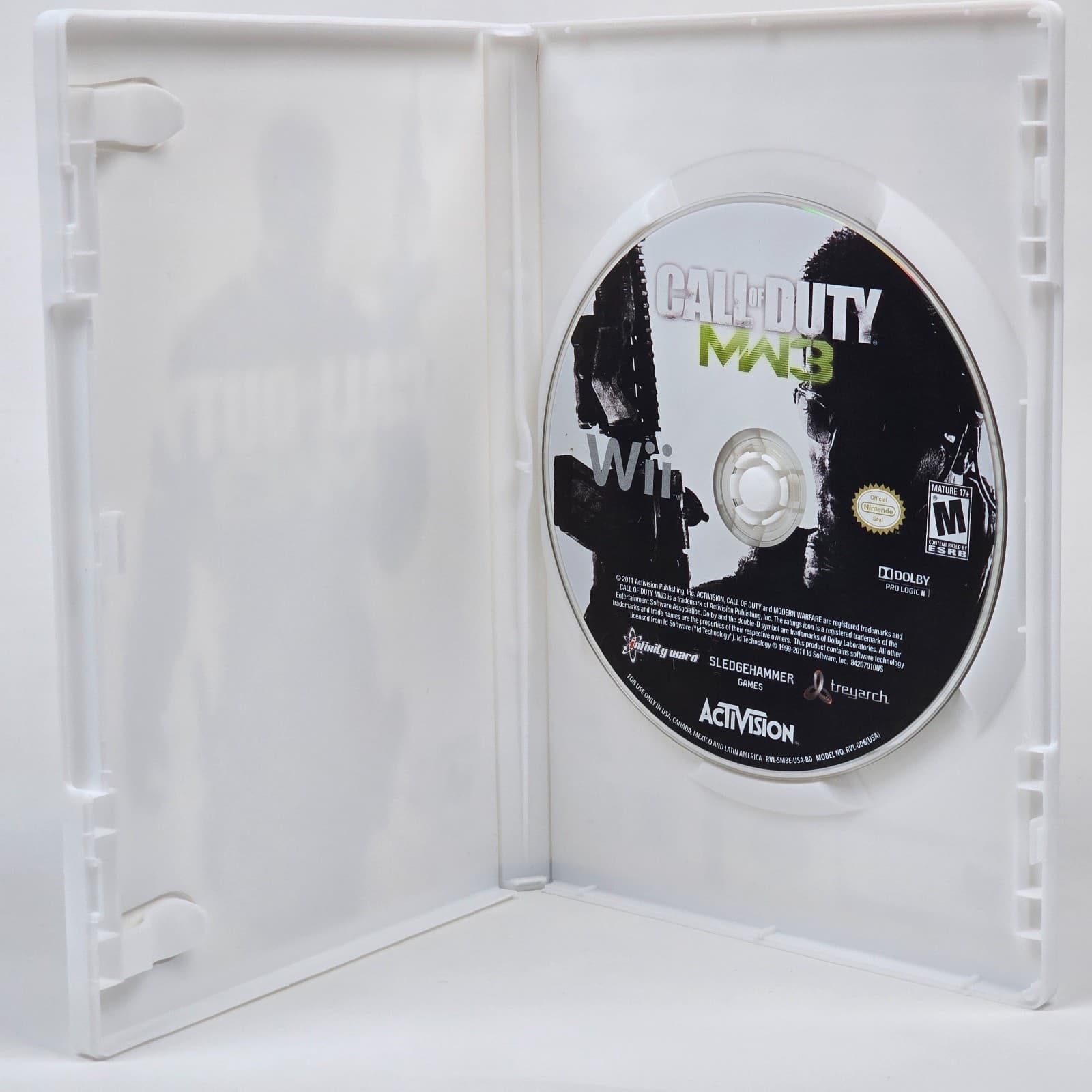 Call of Duty: Modern Warfare 3 MW3 (Nintendo Wii) Case & Disc - Thumbnail 2