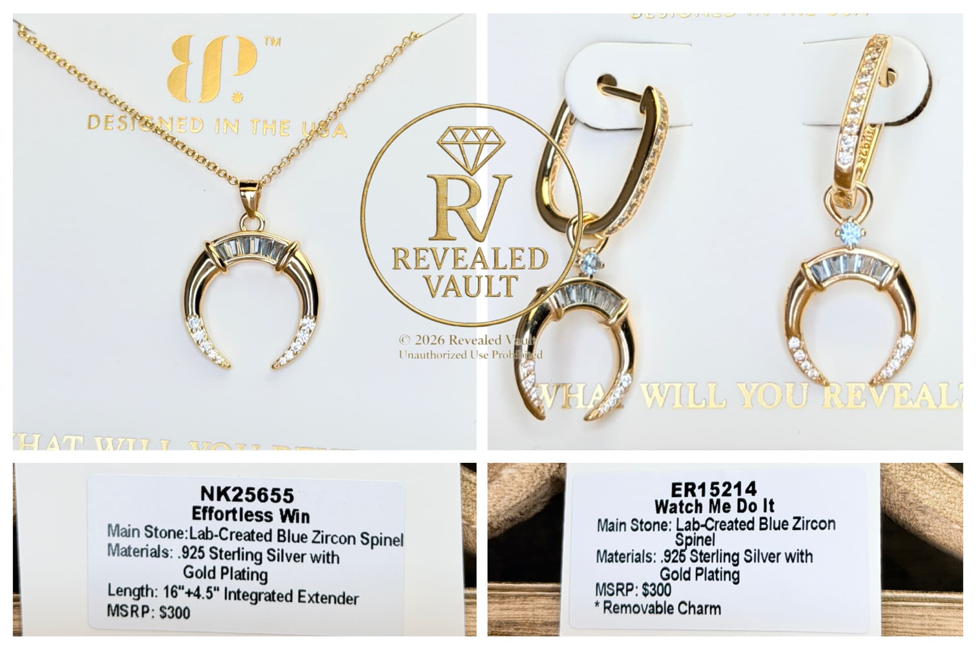 Bomb Party Effortless Win & Watch Me Do It Sterling Club Vermeil