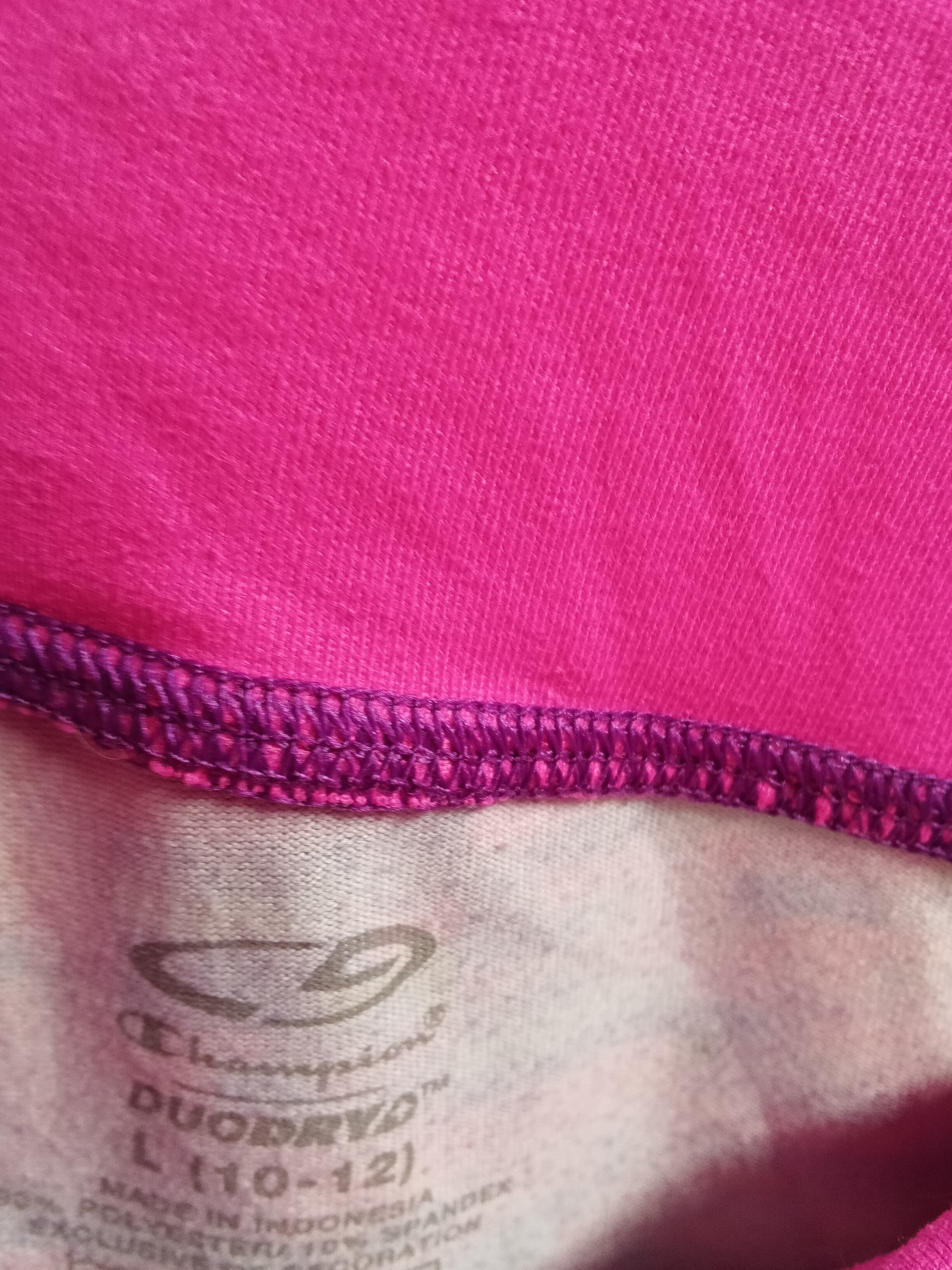 Champion DuoDry Leggings L Pink Multicolor - Thumbnail 3