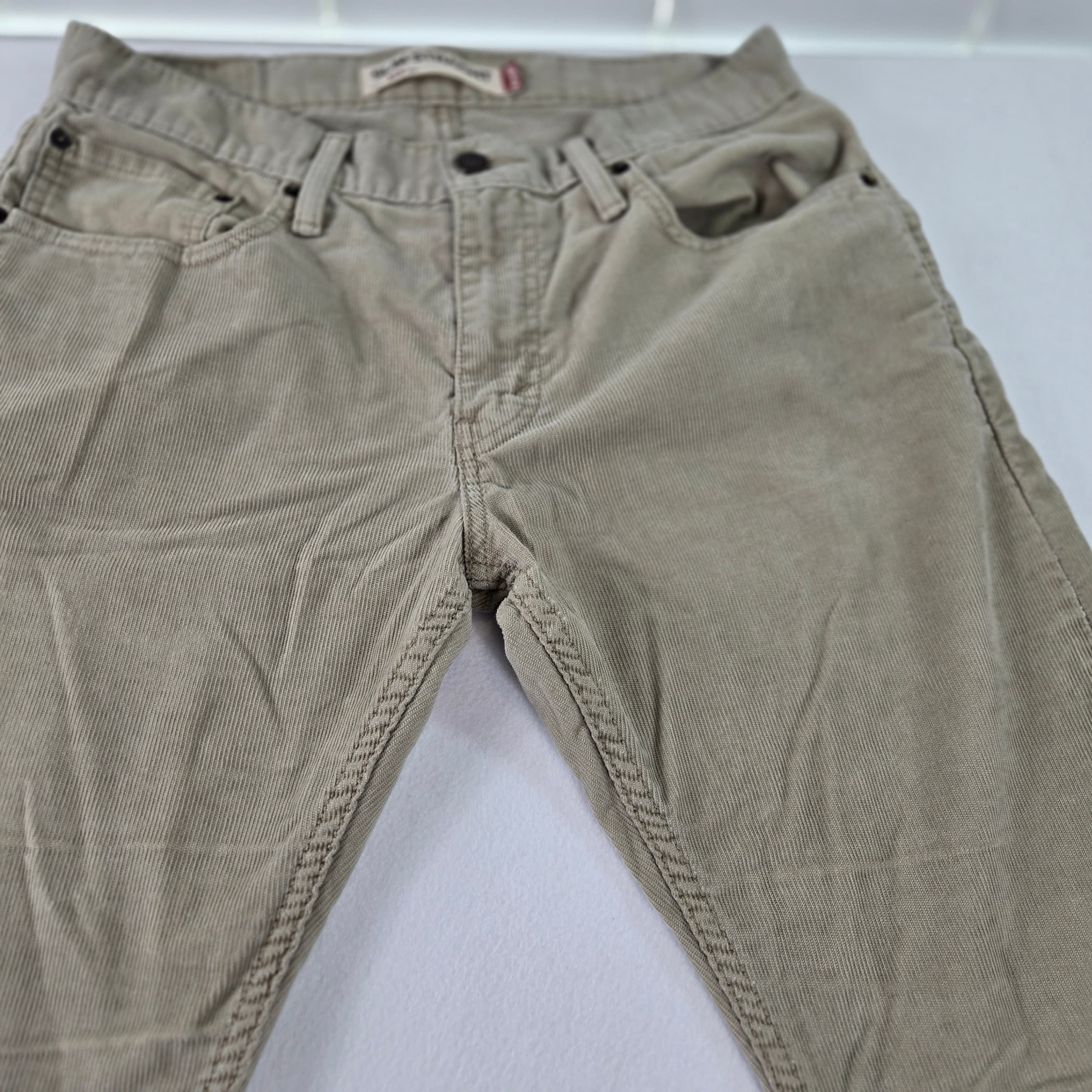 Levi's 514 Slim Straight Jeans Beige W32 L32 - Thumbnail 7