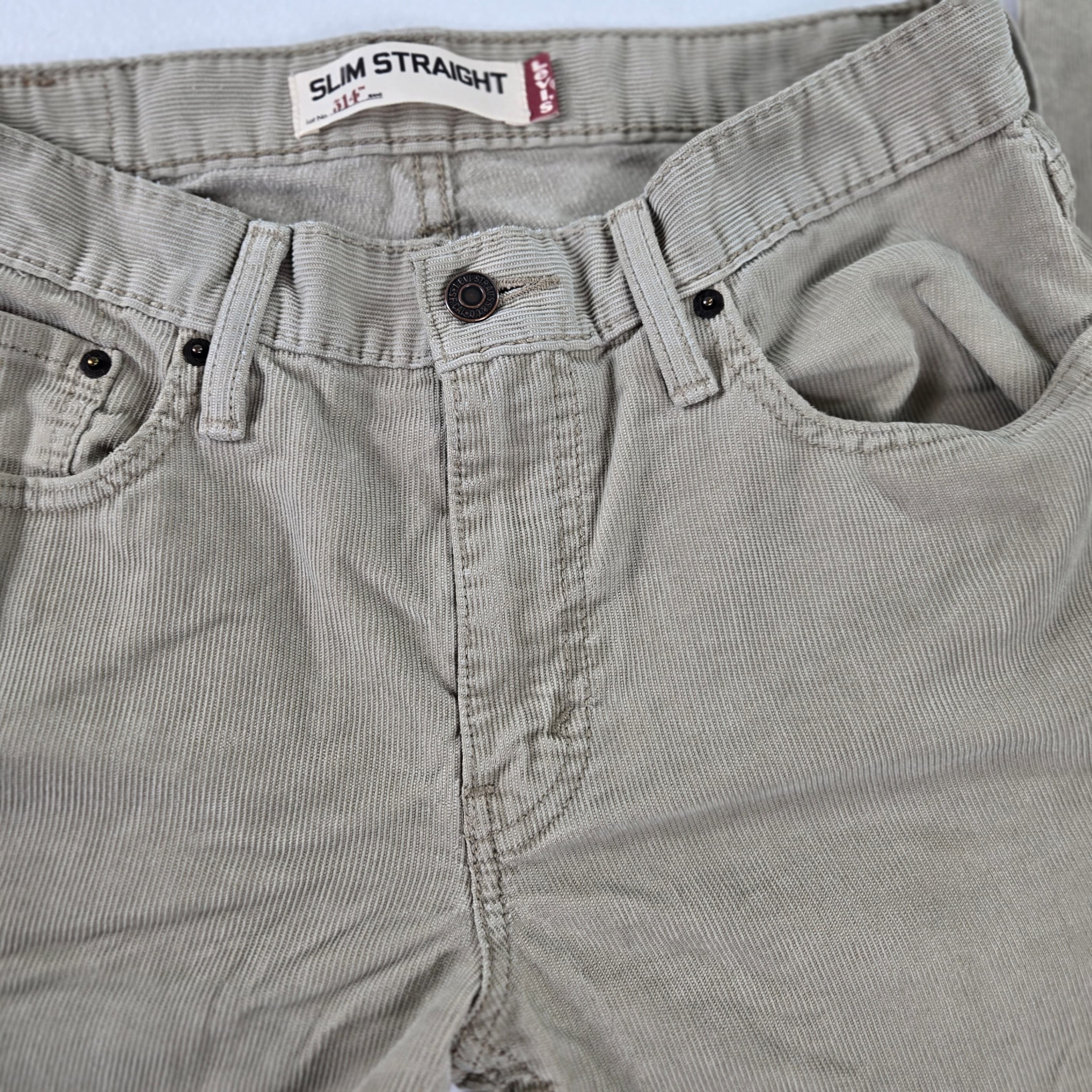 Levi's 514 Slim Straight Jeans Beige W32 L32 - Thumbnail 12