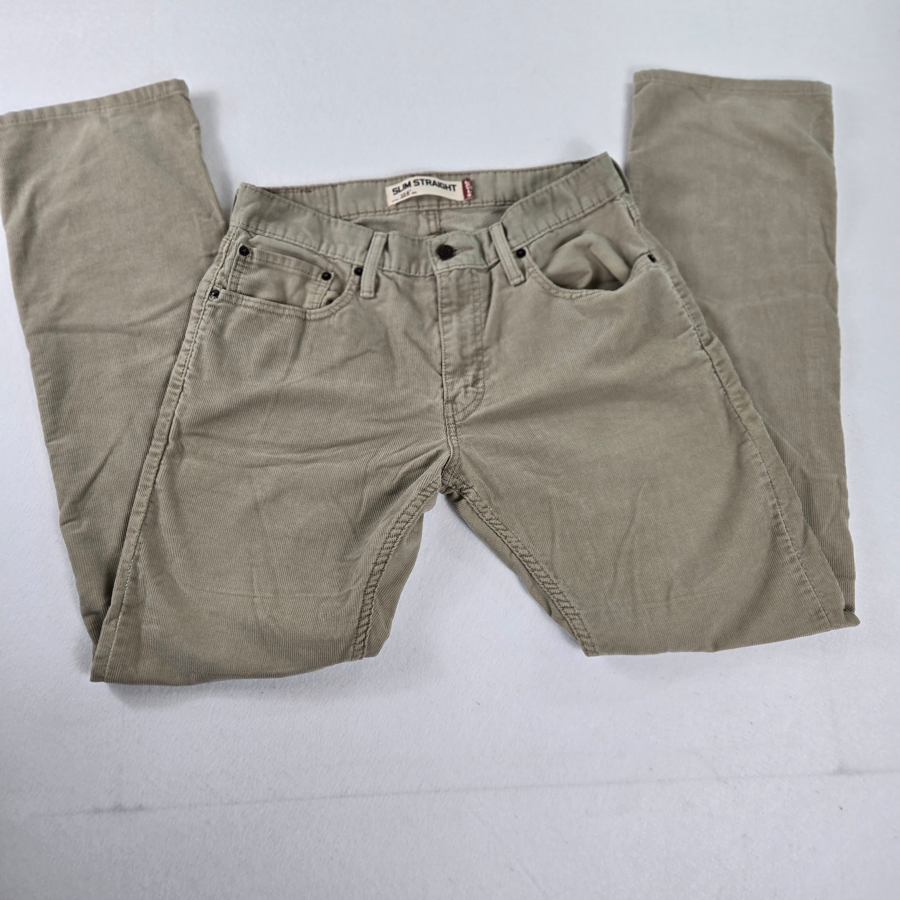 Levi's 514 Slim Straight Jeans Beige W32 L32 - Thumbnail 14