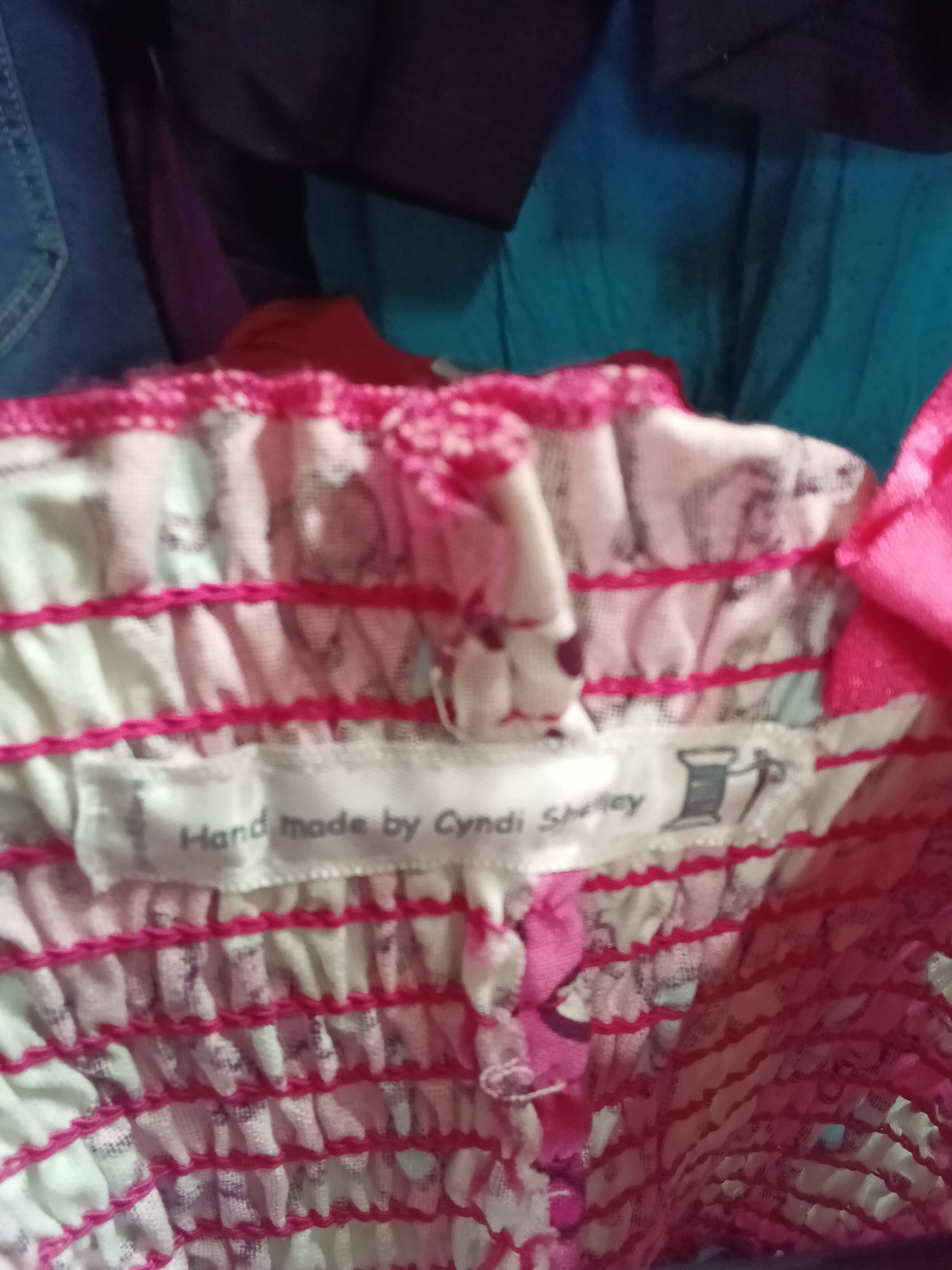 Handmade Hello Kitty Kids Dress Pink Ruffle - Thumbnail 4
