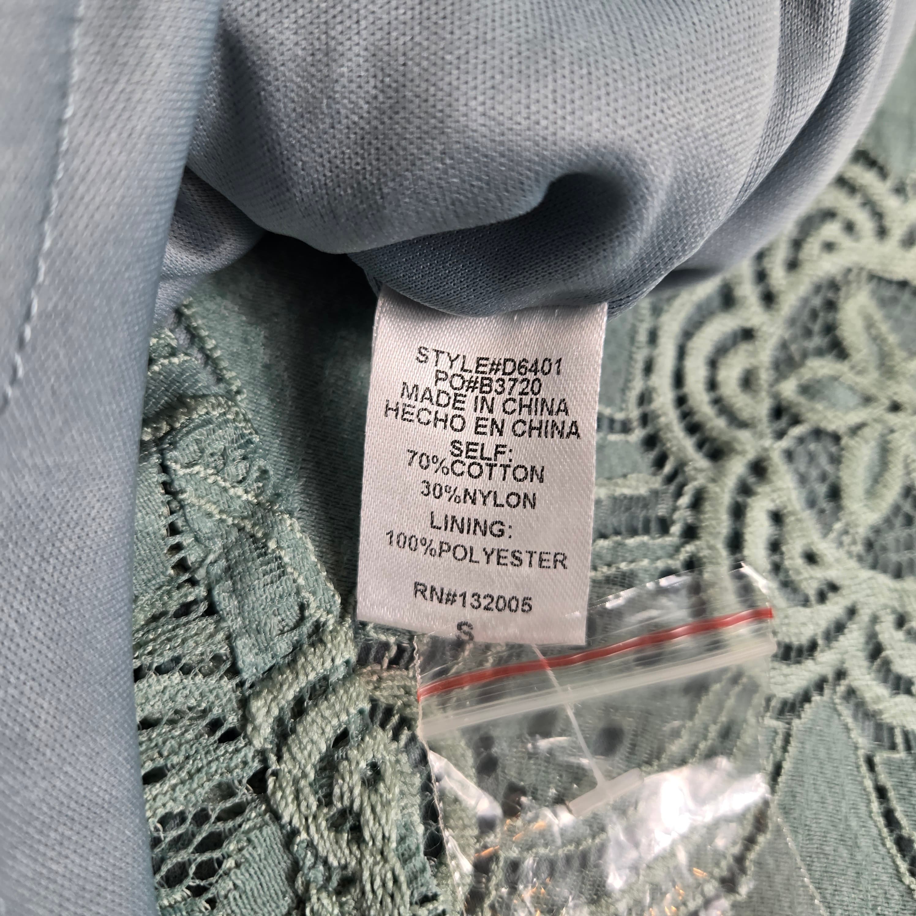 Entro Lace Overlay Dress Small NWT - Thumbnail 2