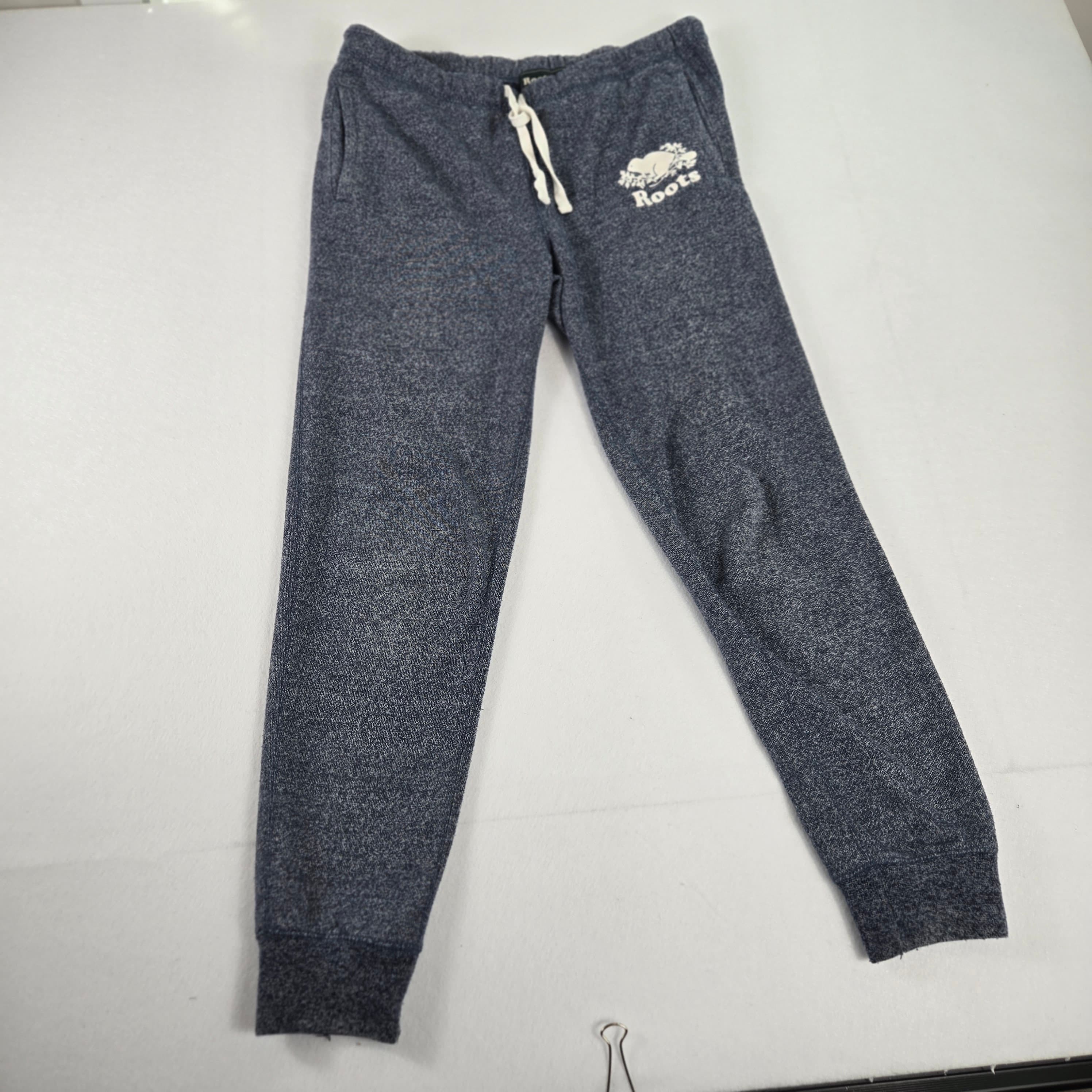 Roots Men's Sweatpants Blue Heather Size XS
