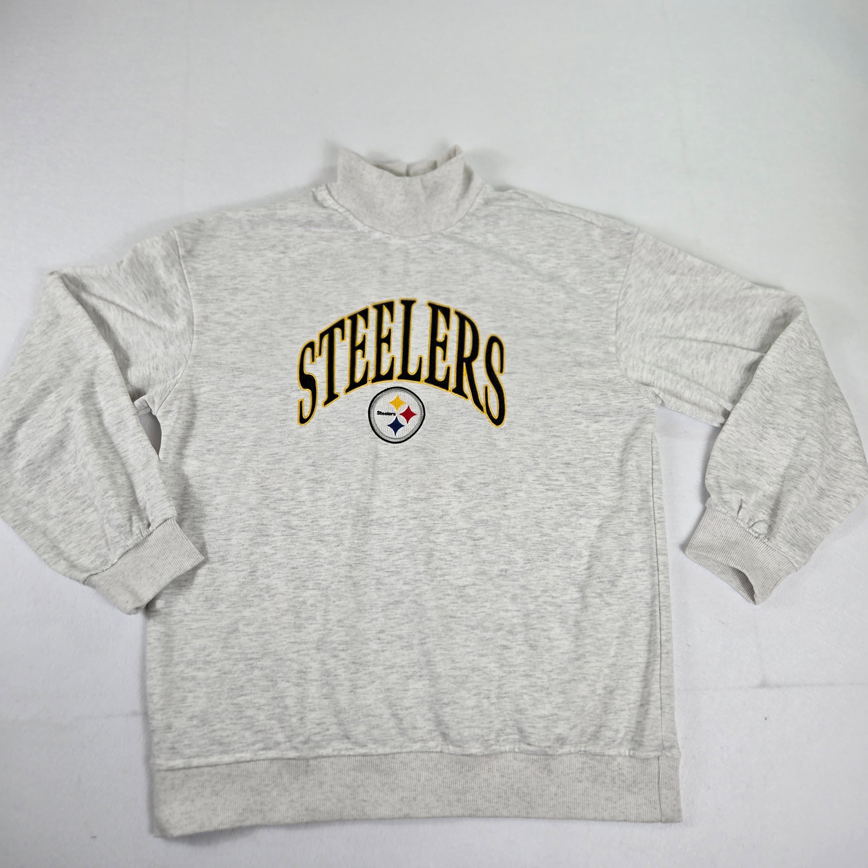 Steelers Mock Neck Sweatshirt Size M