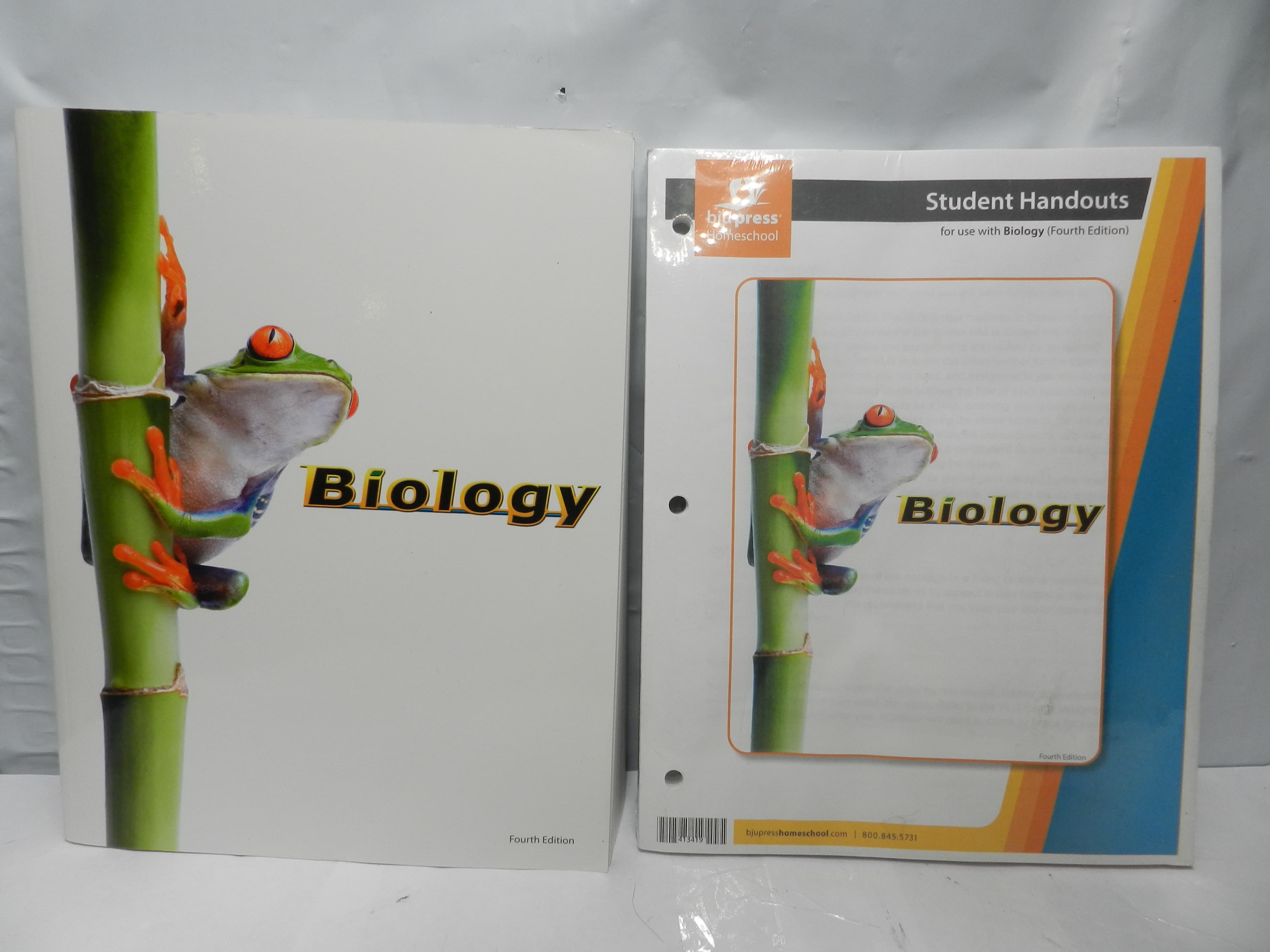 BJU Bob Jones University Biology 4th Edition Student Manual & Handouts  (O13M)