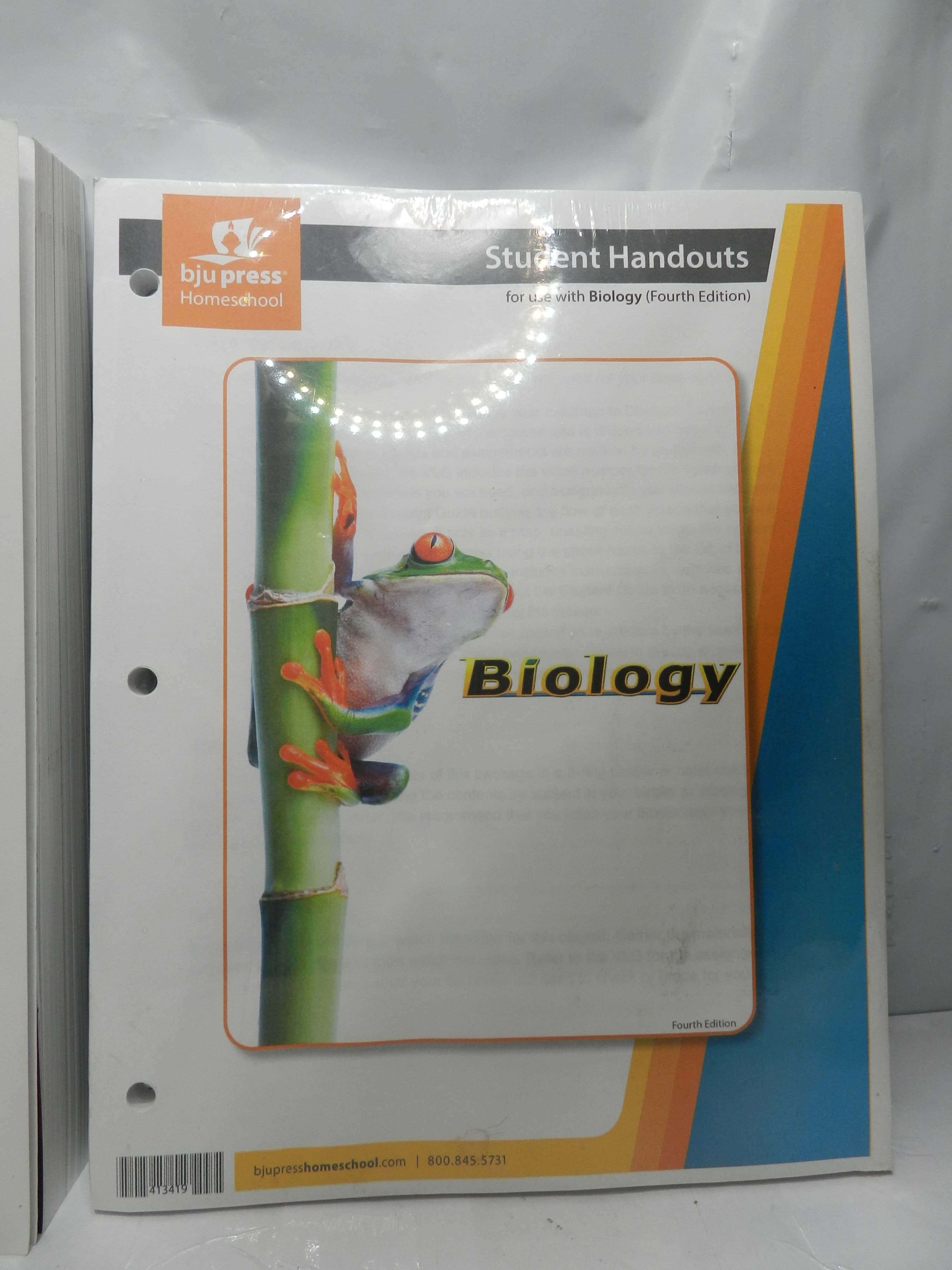 BJU Bob Jones University Biology 4th Edition Student Manual & Handouts  (O13M) - Thumbnail 2