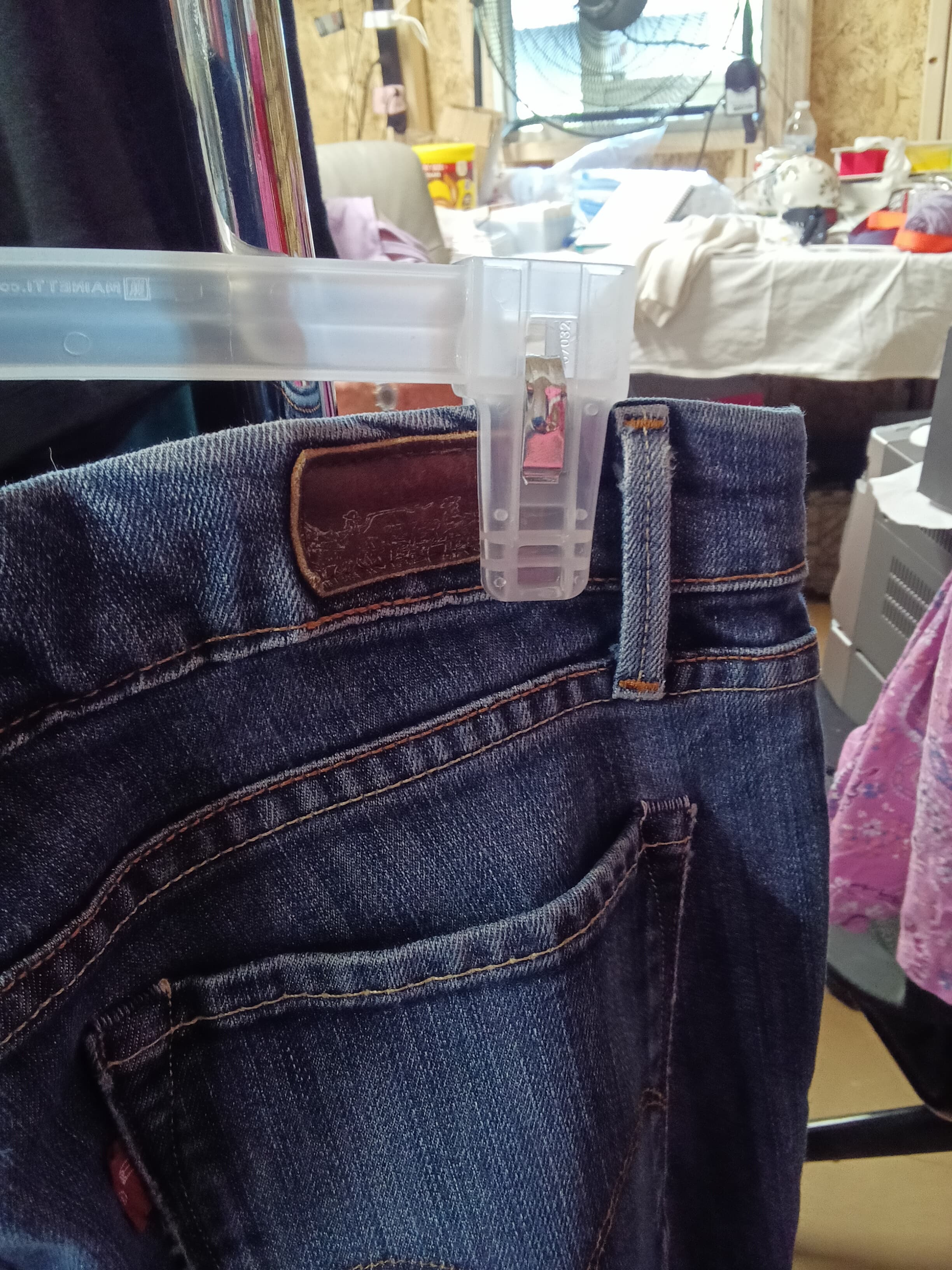Levi's Women's Blue Denim Jeans - Thumbnail 3
