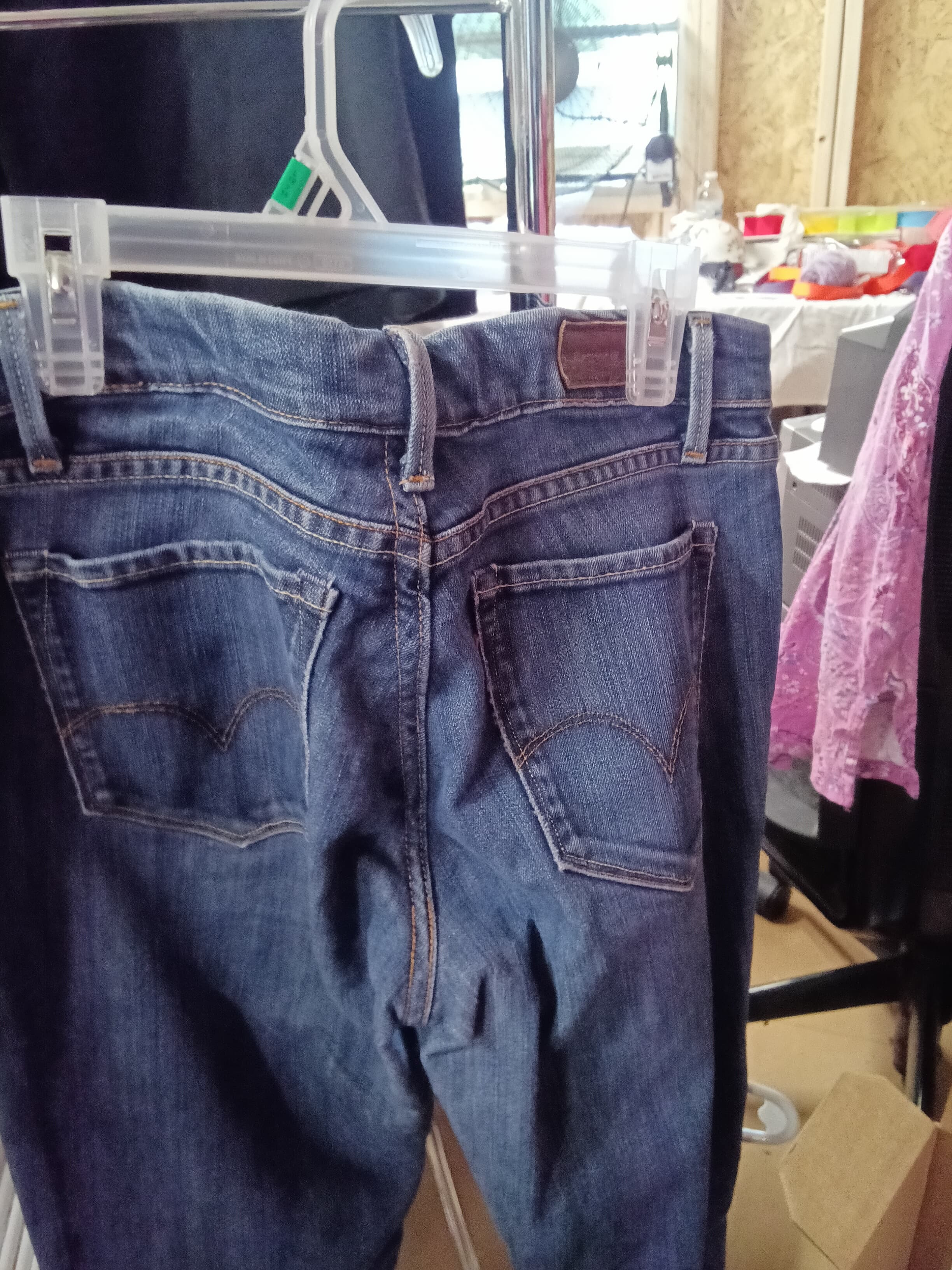 Levi's Women's Blue Denim Jeans - Thumbnail 4