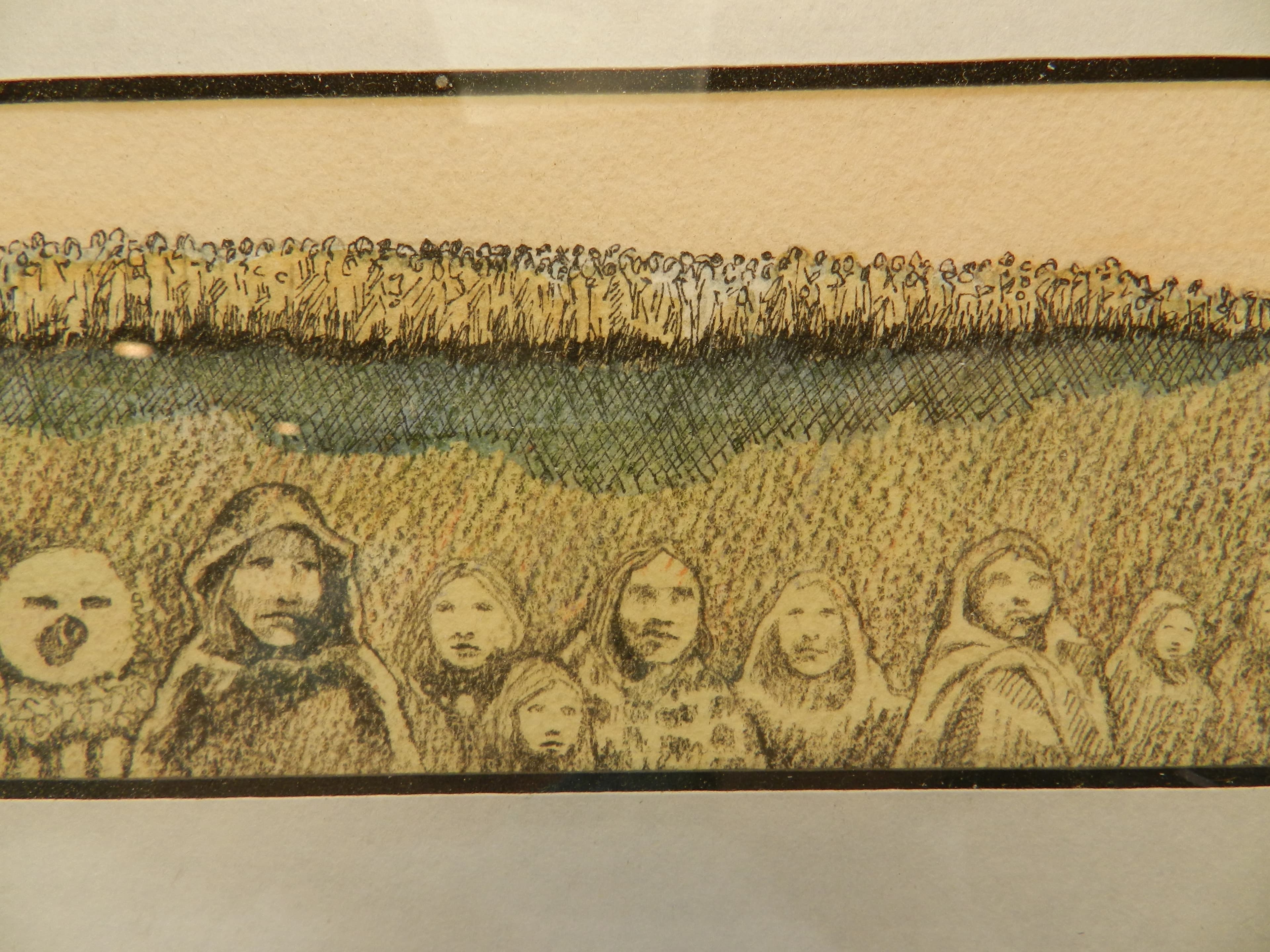 "Spirit Winds" Native American Print by G. Stone Signed 1986 Prof Framed (O20S) - Thumbnail 5