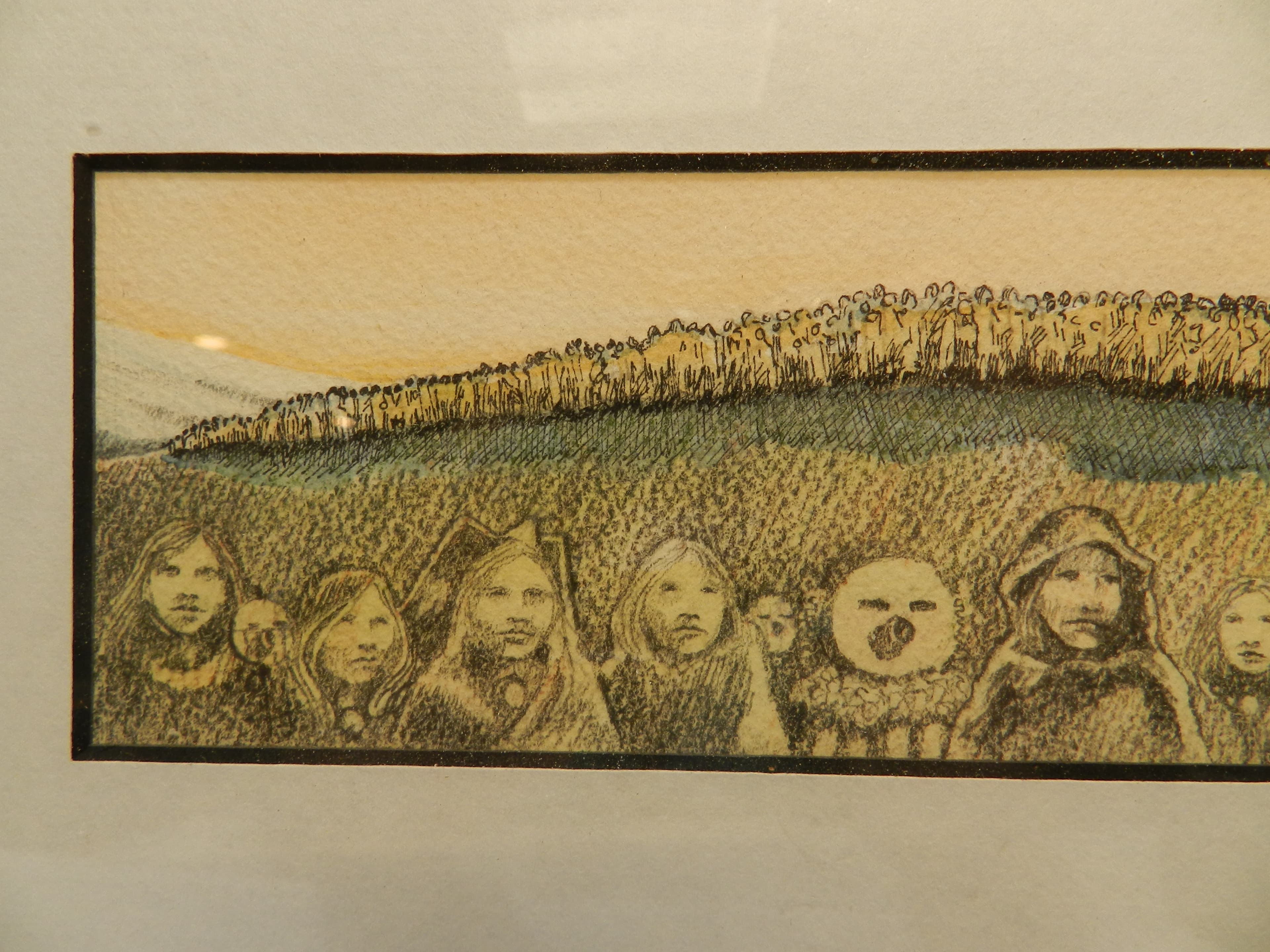 "Spirit Winds" Native American Print by G. Stone Signed 1986 Prof Framed (O20S) - Thumbnail 8