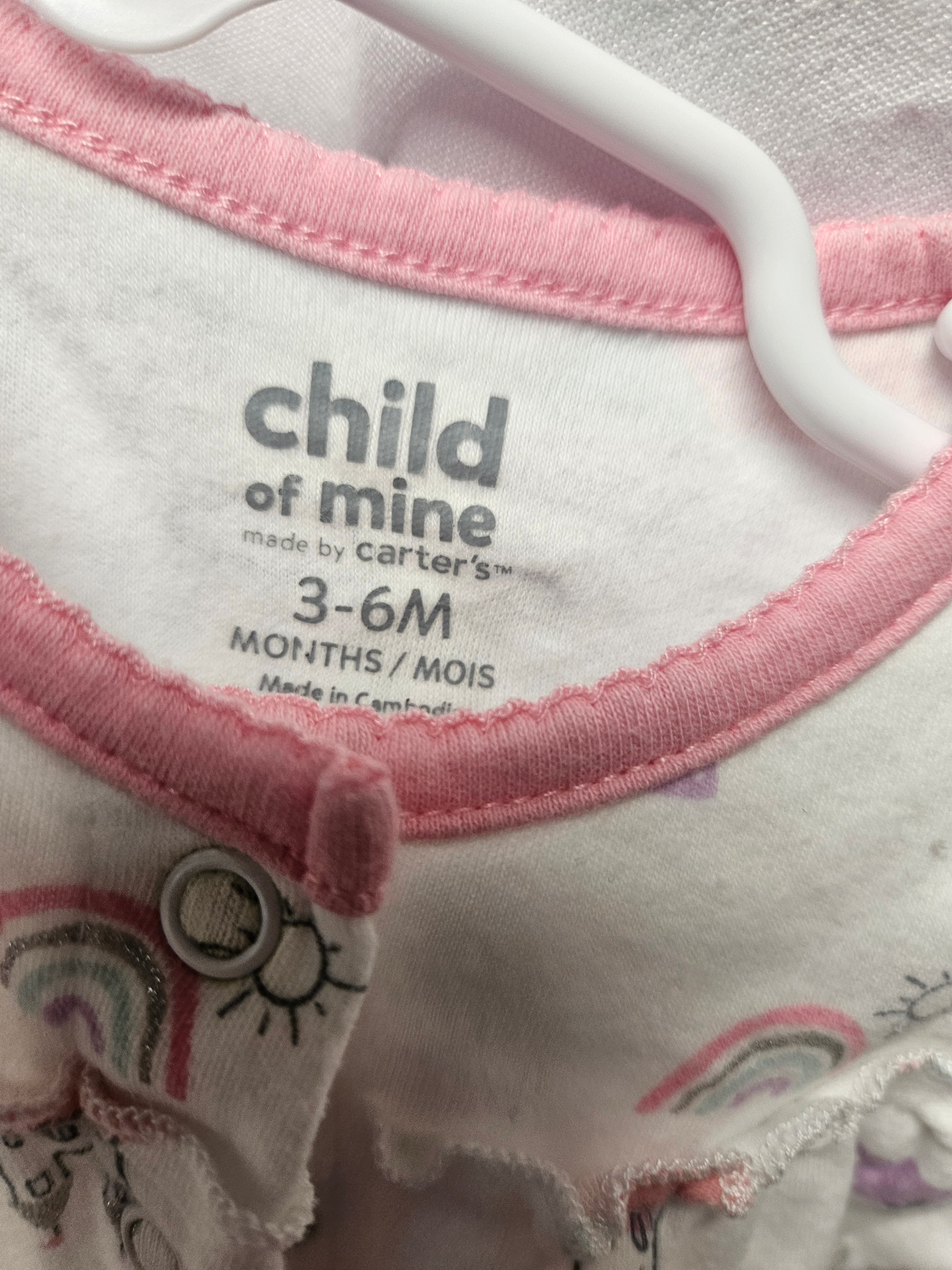 Child of Mine by Carter's Baby Sleeper 3-6M Unicorn Print - Thumbnail 2