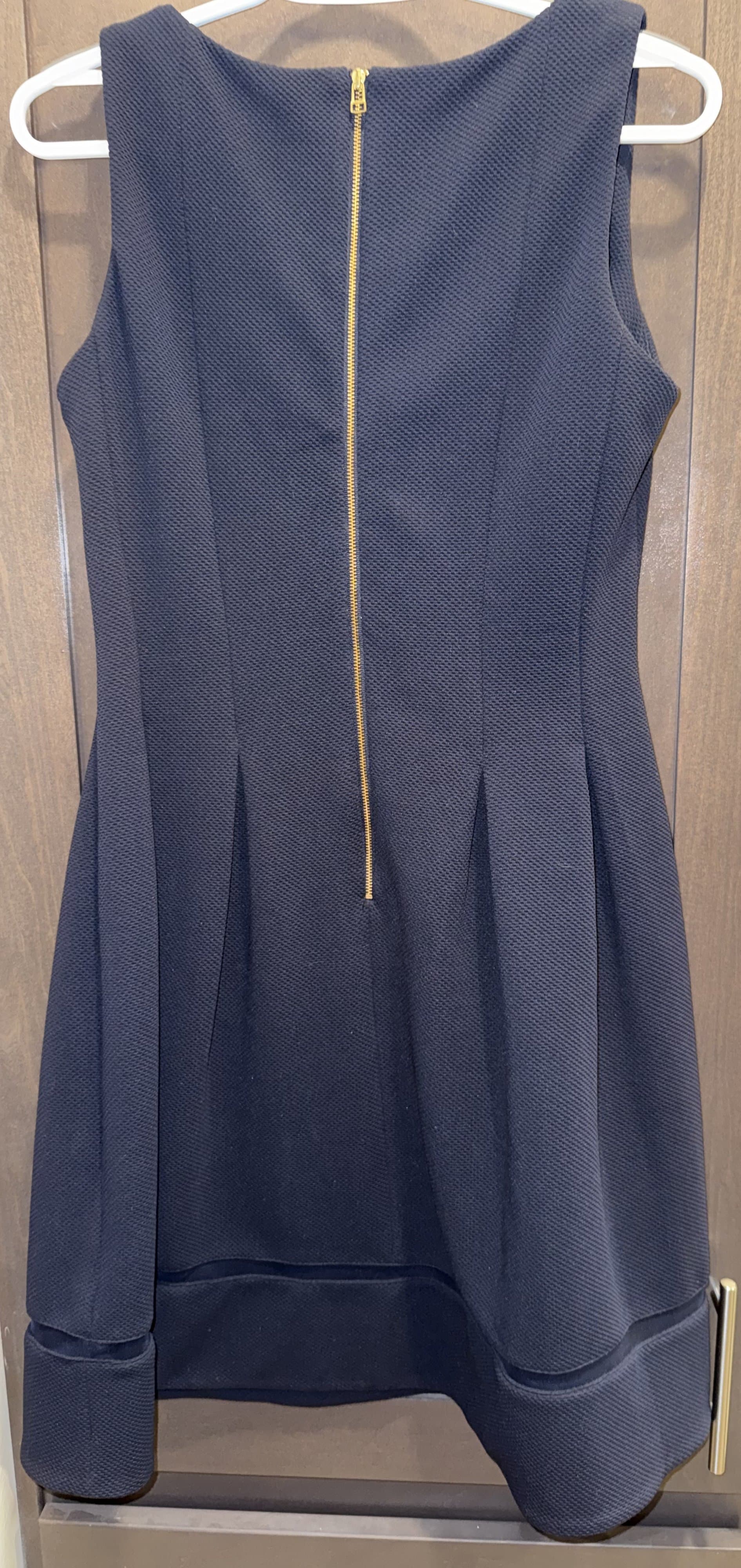 Taylor Navy Sleeveless Dress - Thumbnail 2