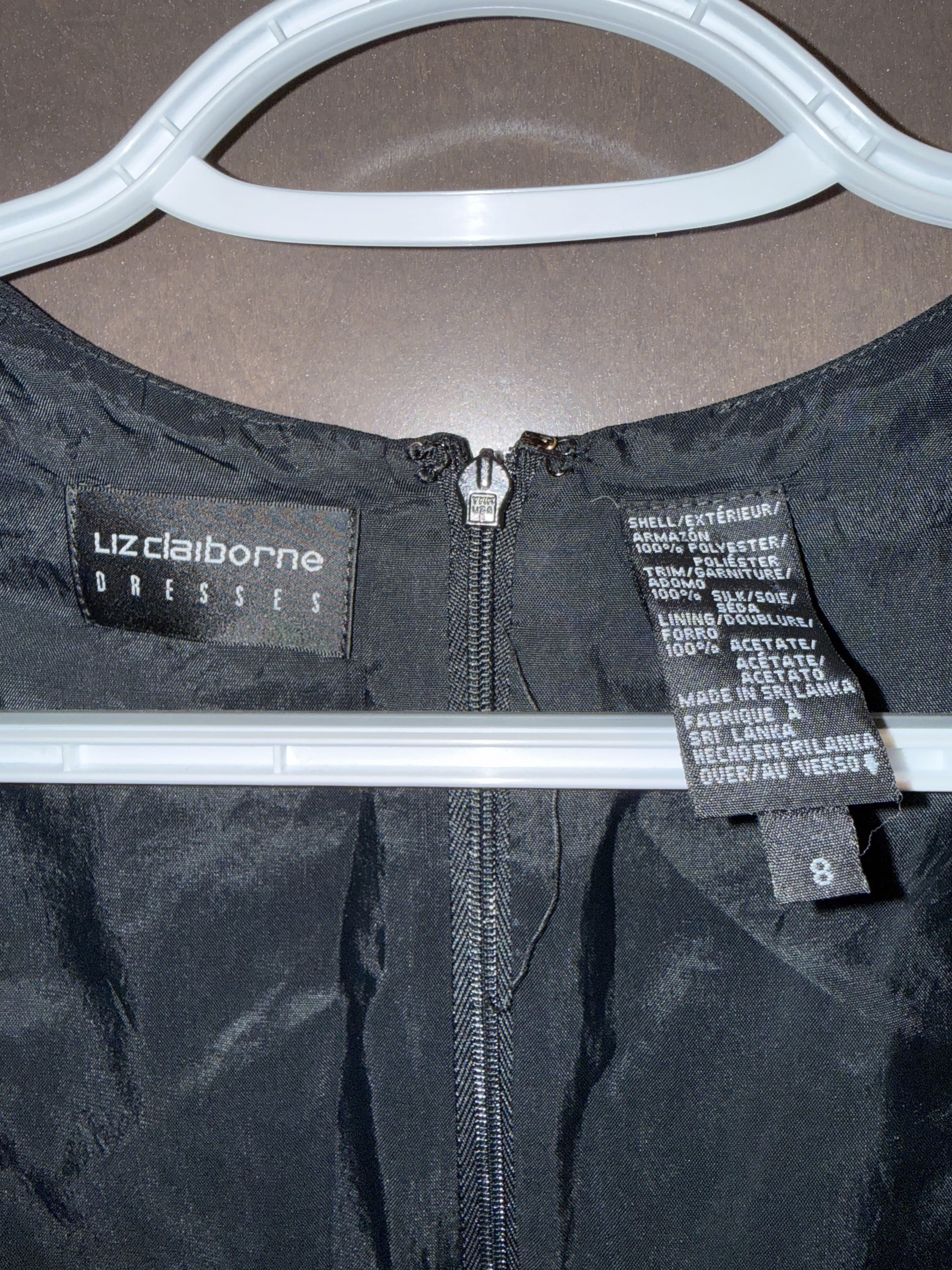 Liz Claiborne Black Dress - Thumbnail 3